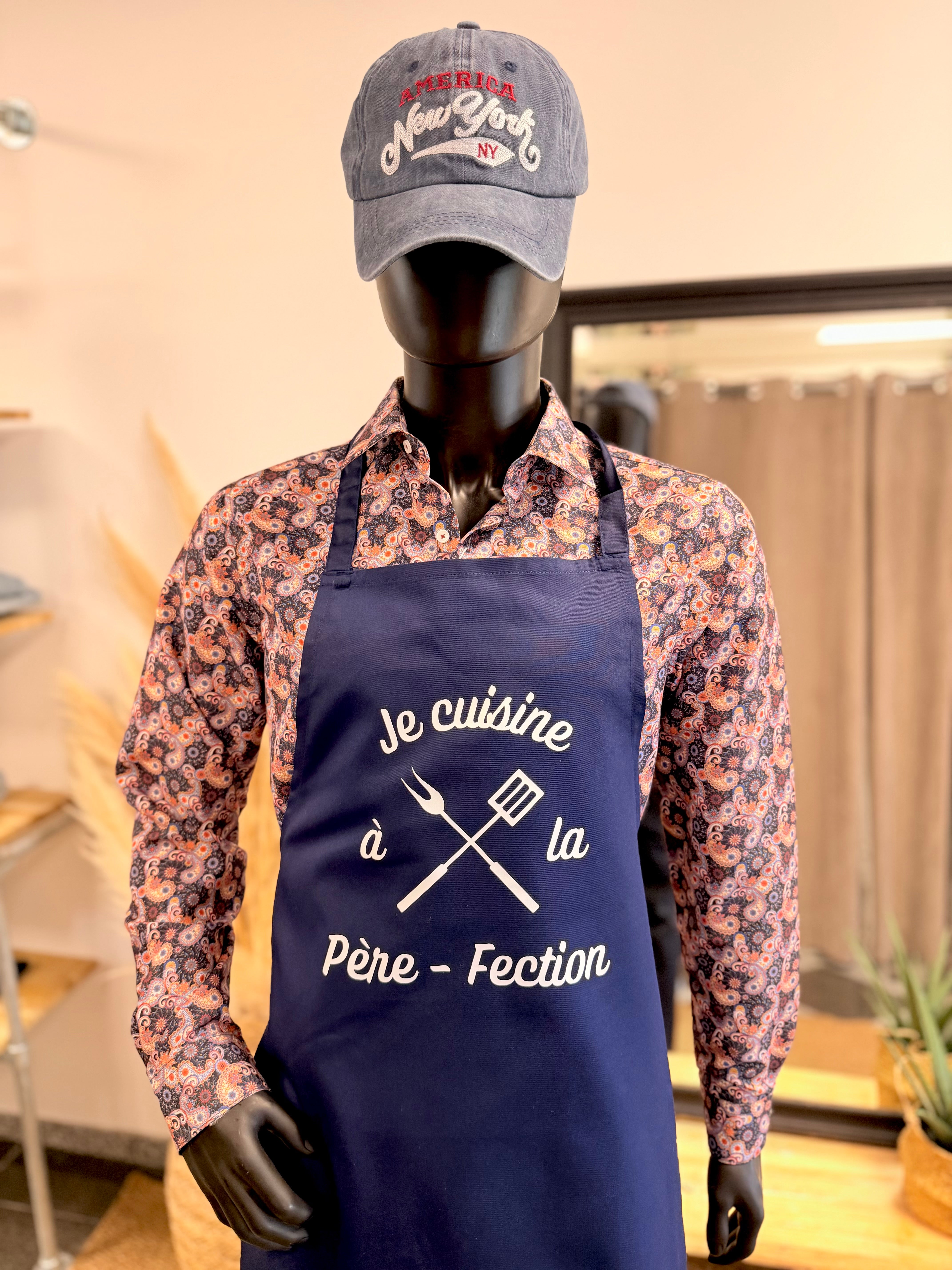 Tablier JE CUISINE À LA PÈRE-FECTION