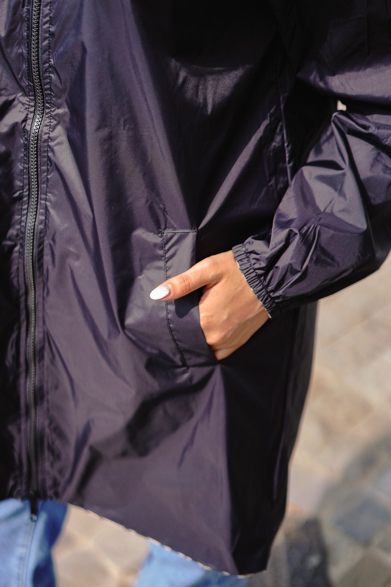 Parka de pluie réversible MIA léopard beige