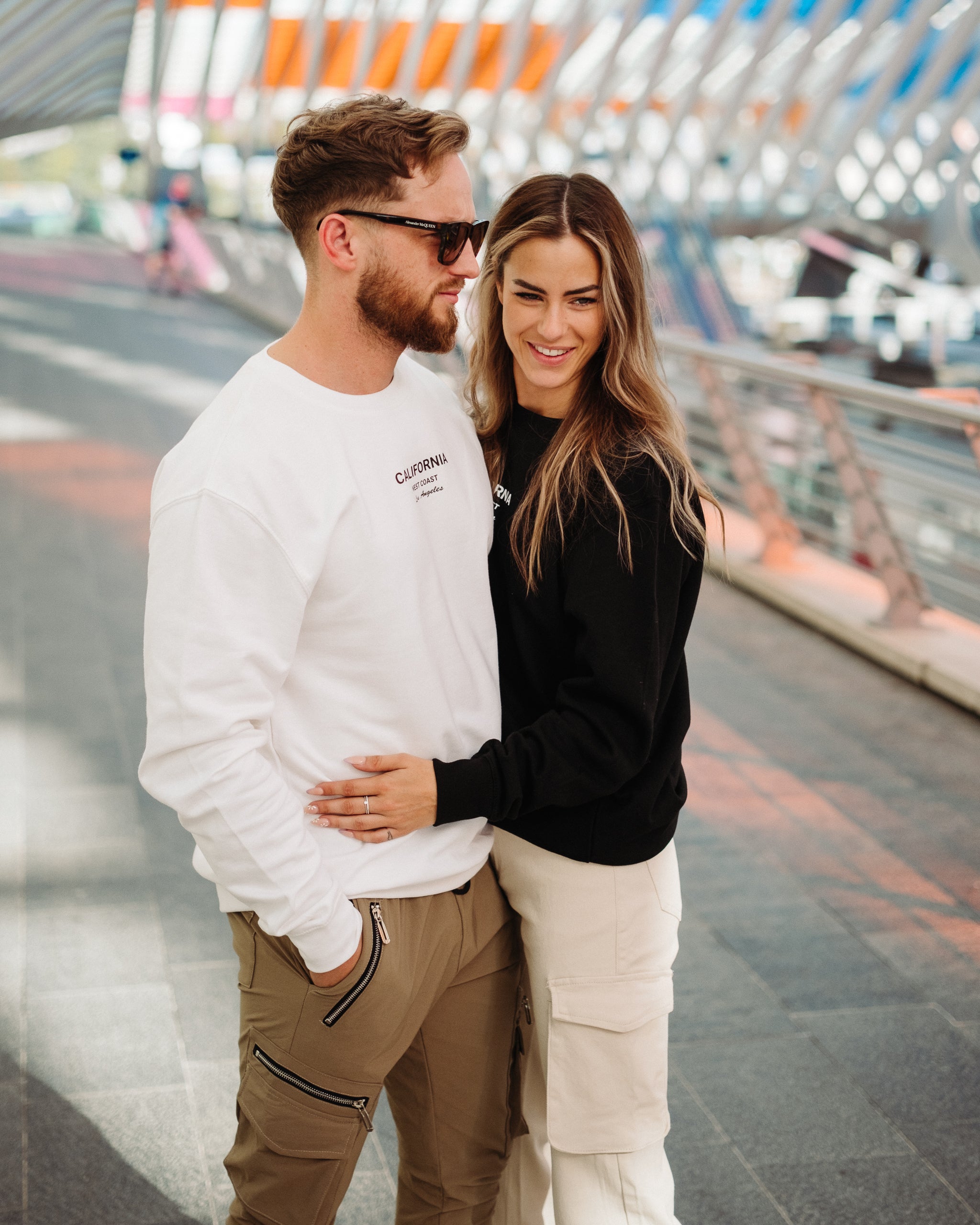 Sweat CALIFORNIA WEST COAST blanc