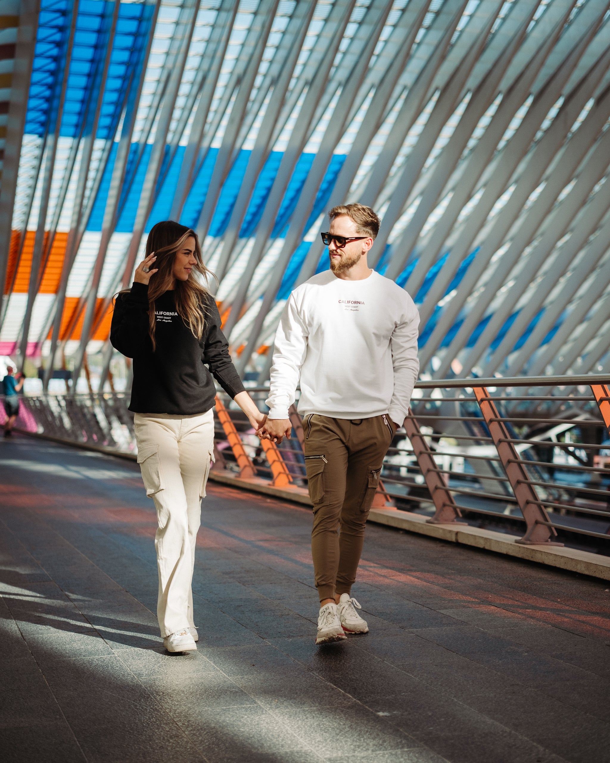 CALIFORNIA WEST COAST sweatshirt zwart