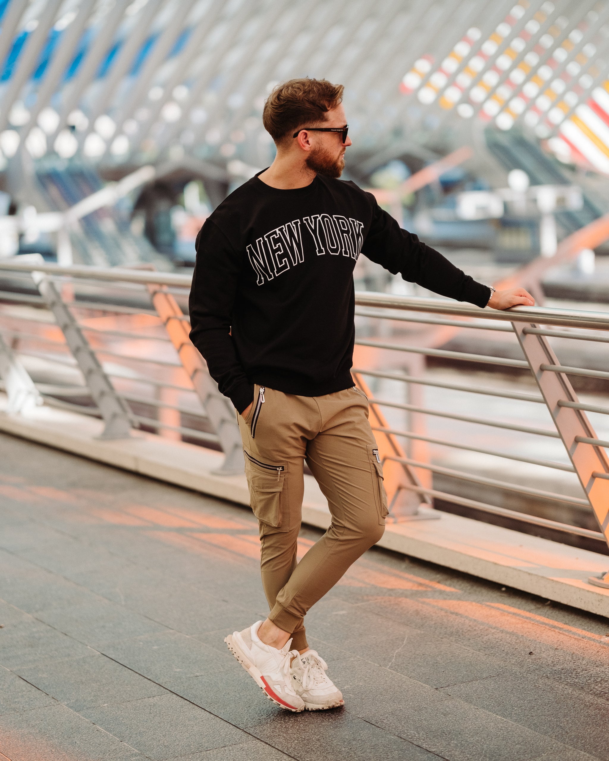 NEW YORK Unisex-Sweatshirt schwarz