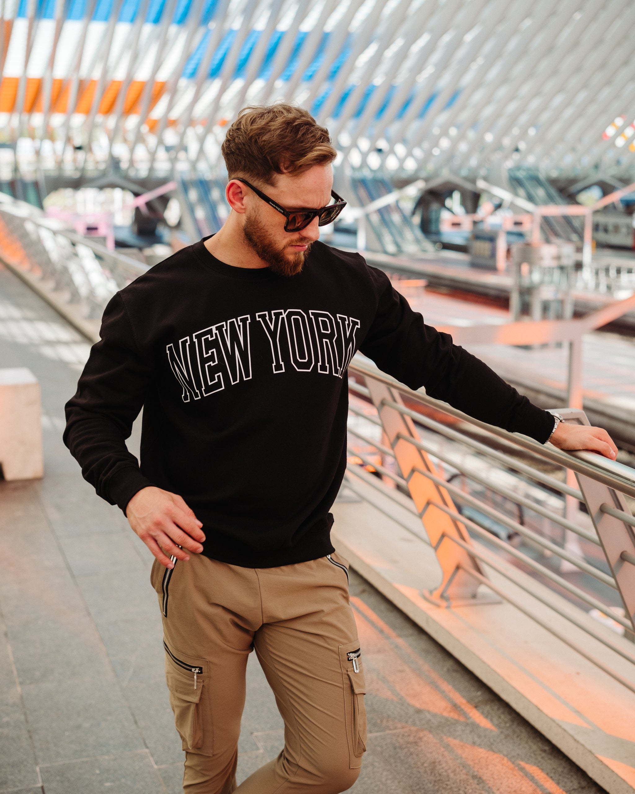 NEW YORK Unisex-Sweatshirt schwarz