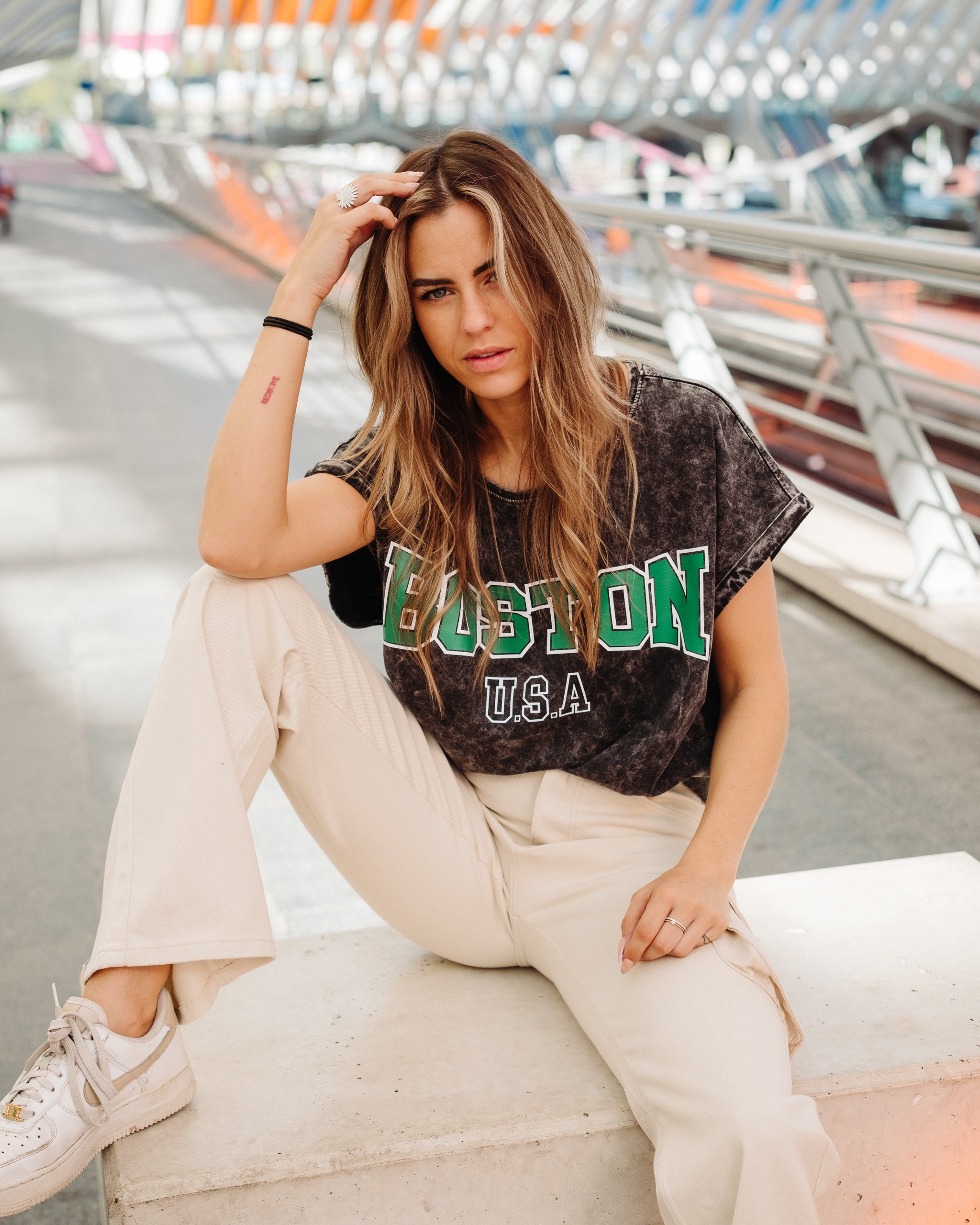 Tee-shirt BOSTON marbré