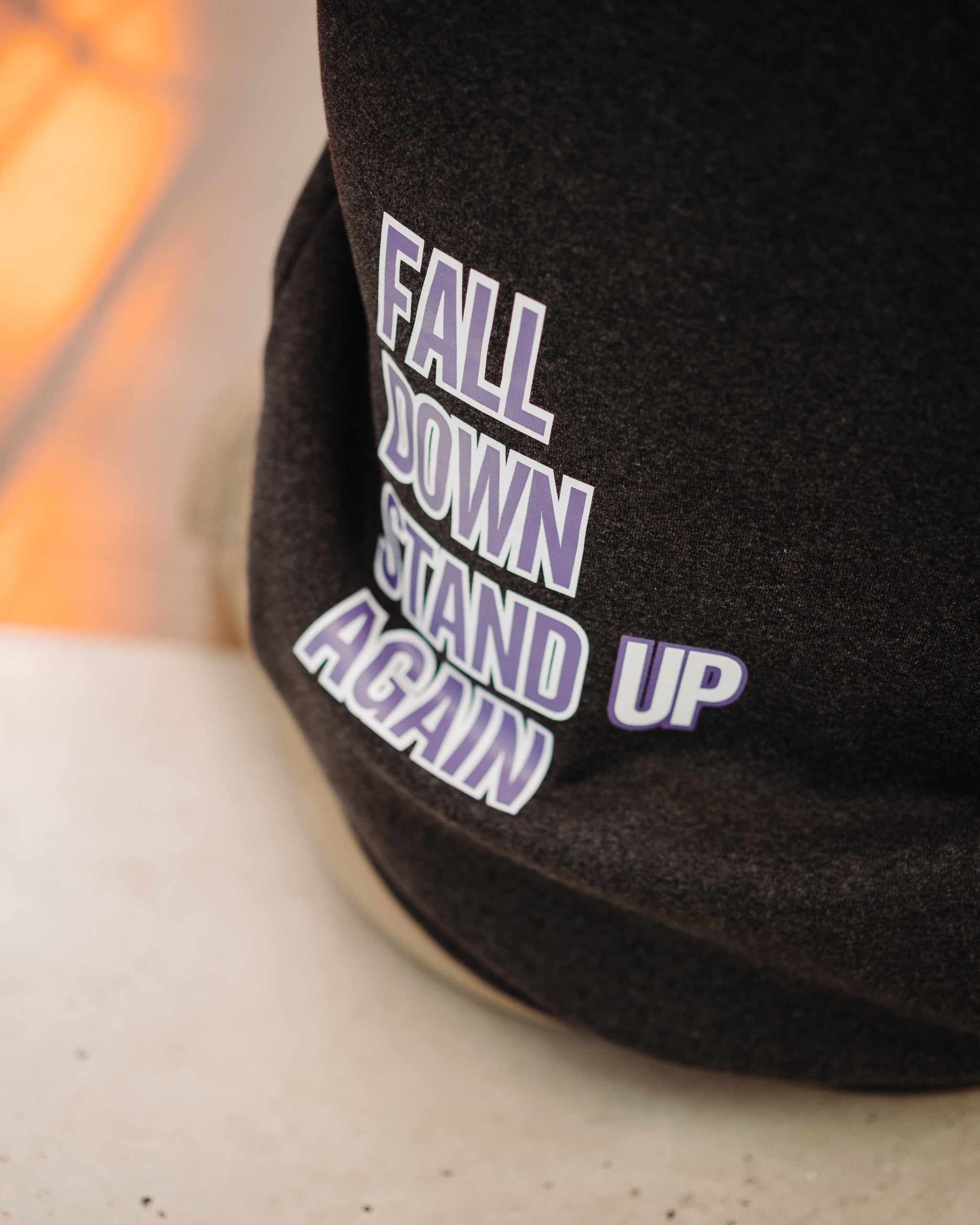 Sweat hoodie FALL DOWN STAND UP AGAIN
