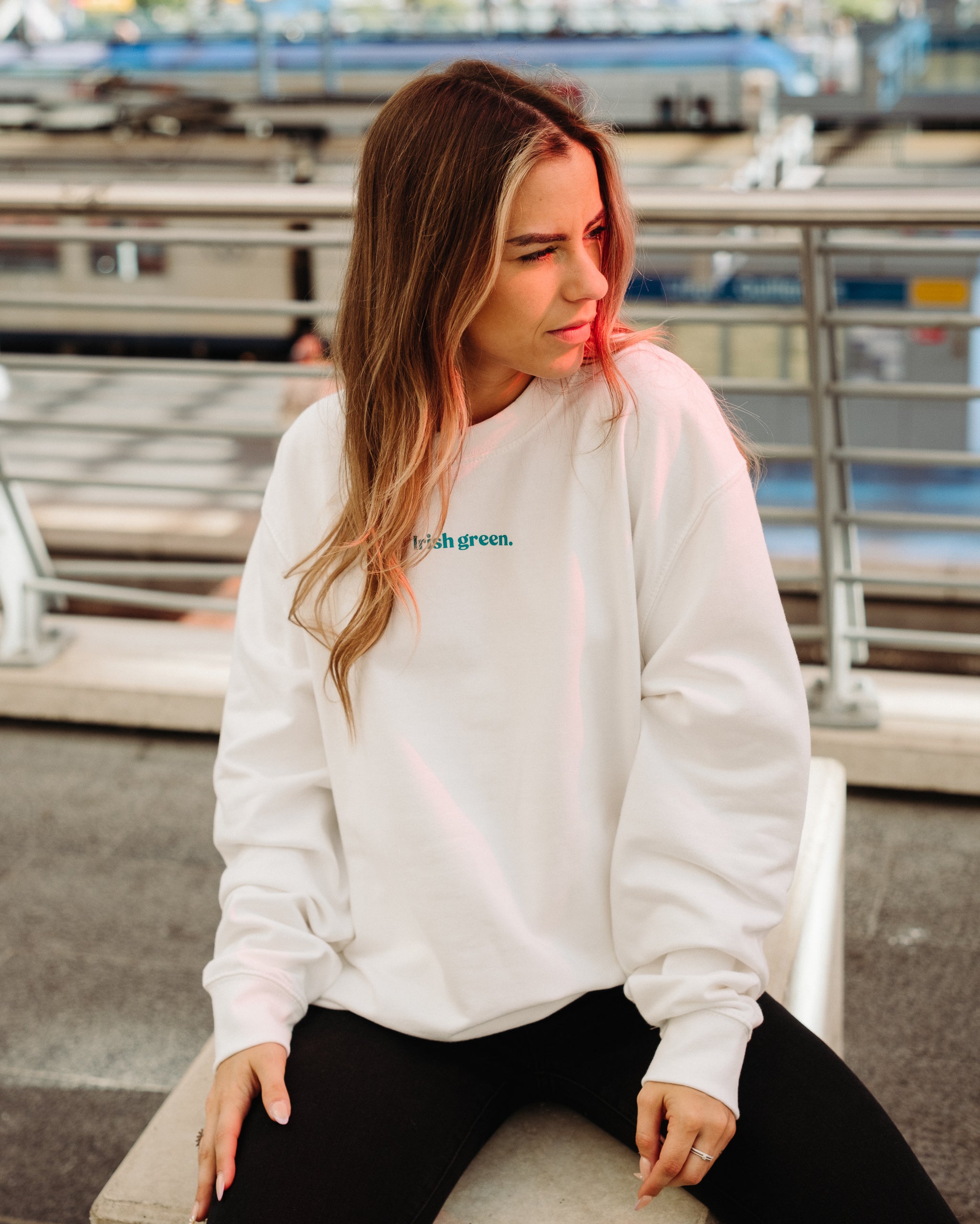 Sweat LOVE turquoise