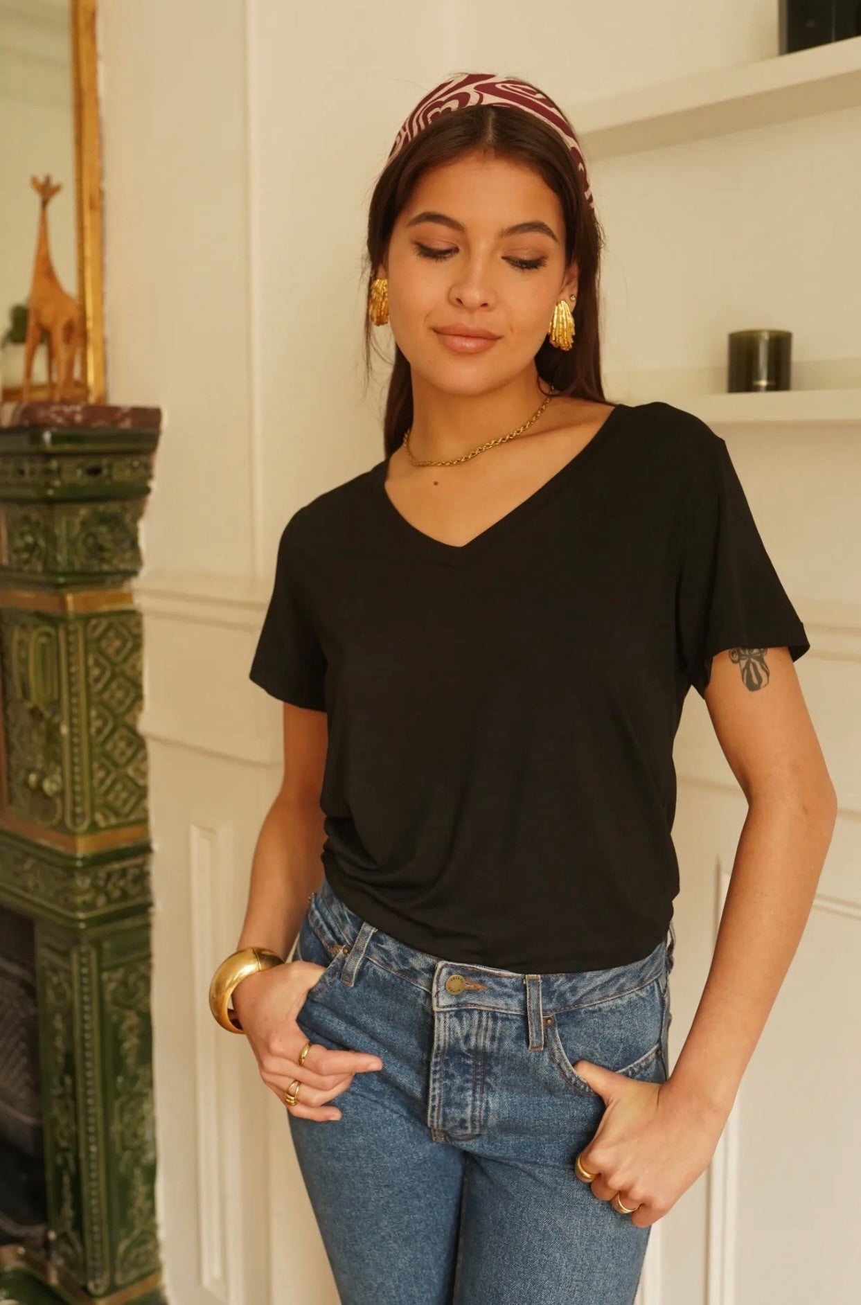 Tee-shirt GALINA noir