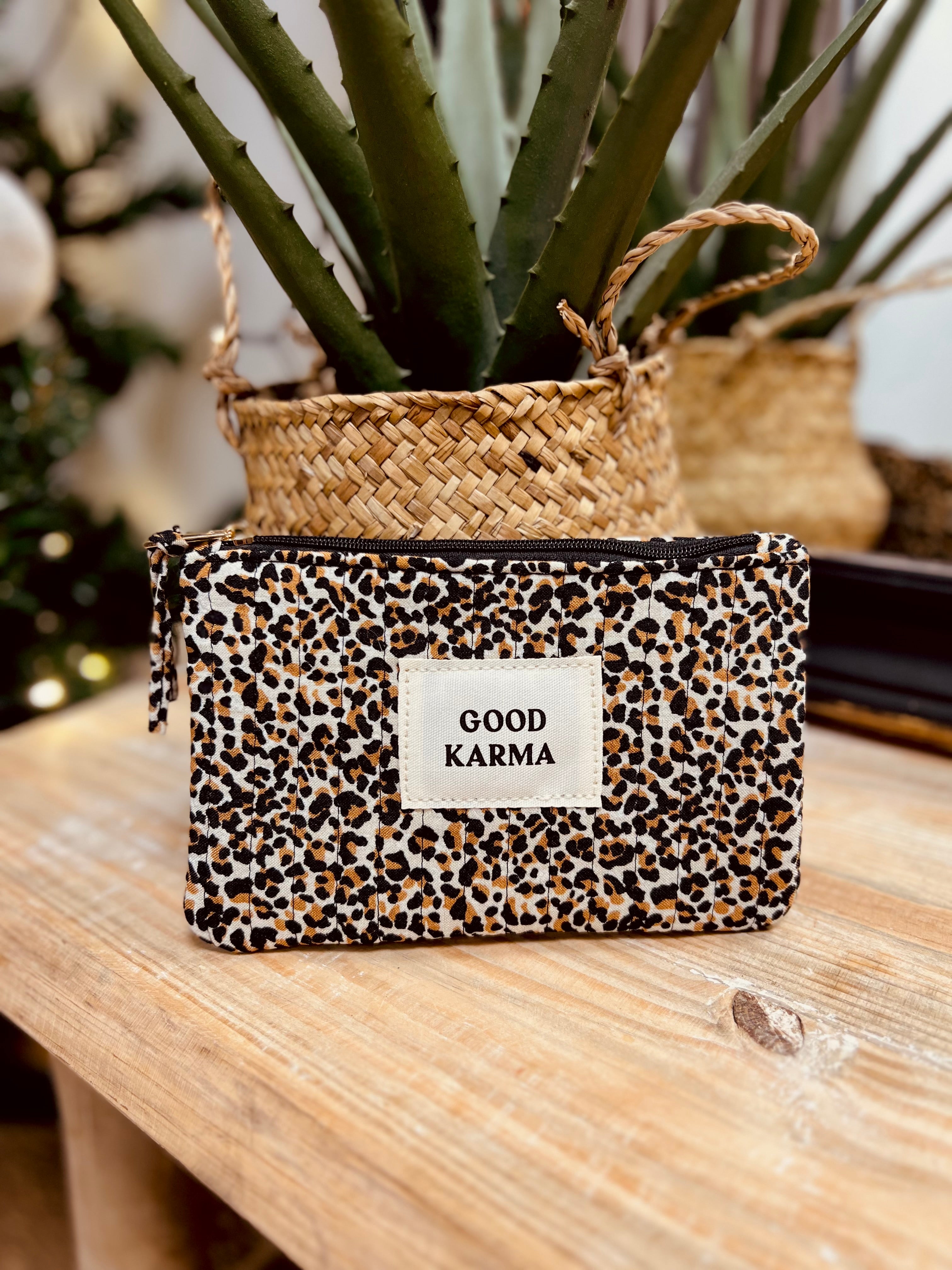 GOEDE KARMA luipaard clutch