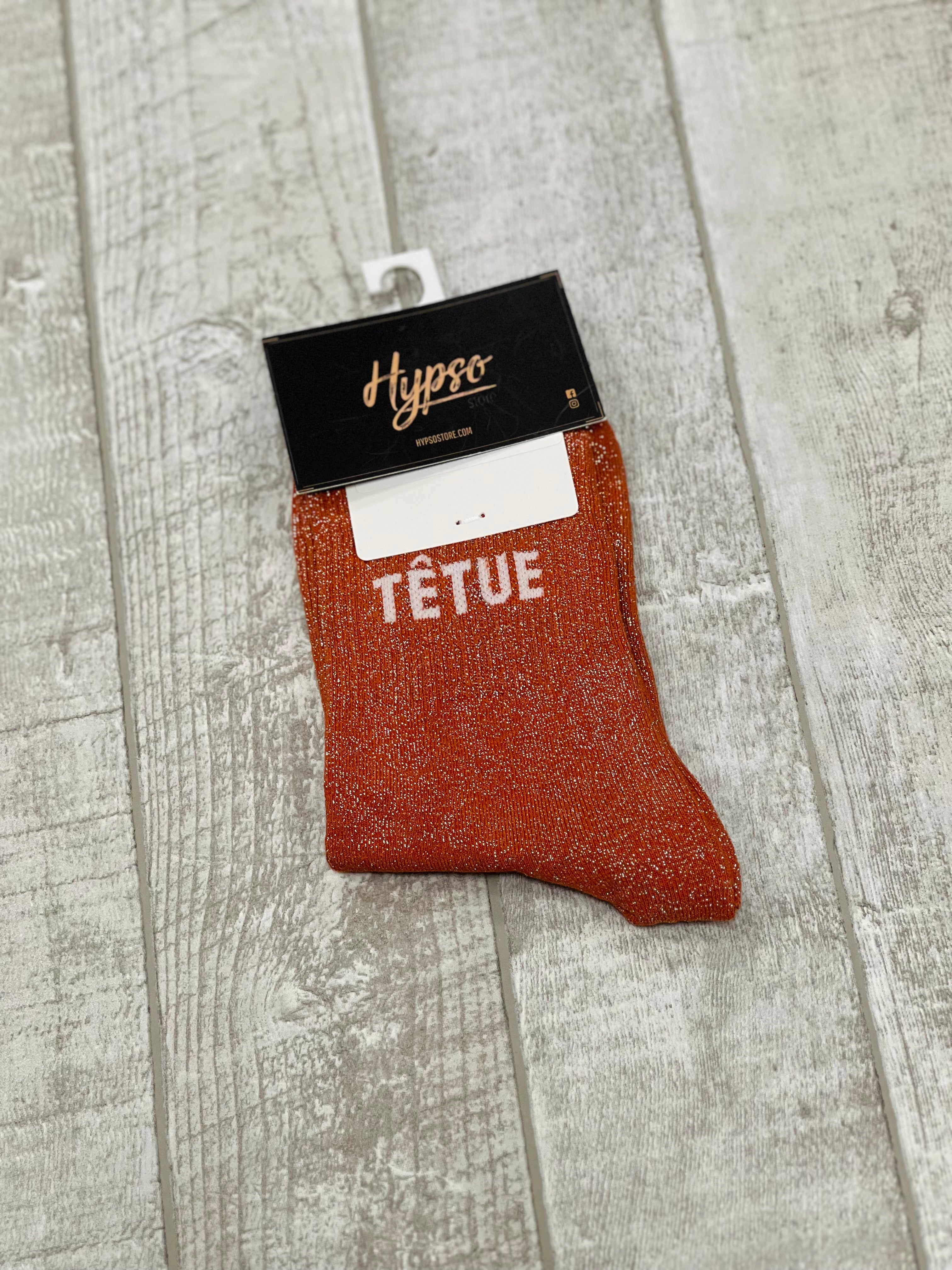 Chaussettes à paillettes TÊTUE