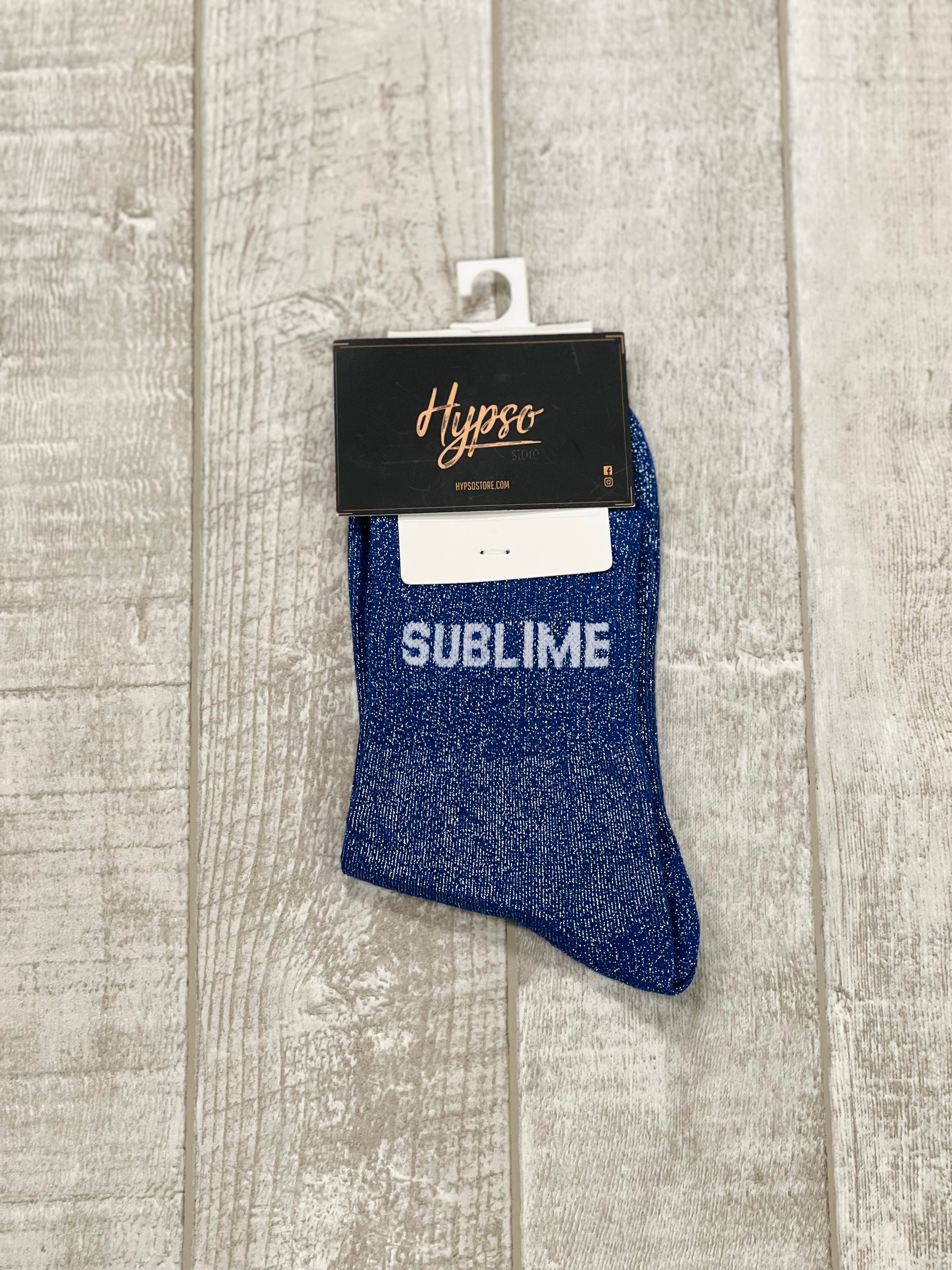 Chaussettes à paillettes SUBLIME