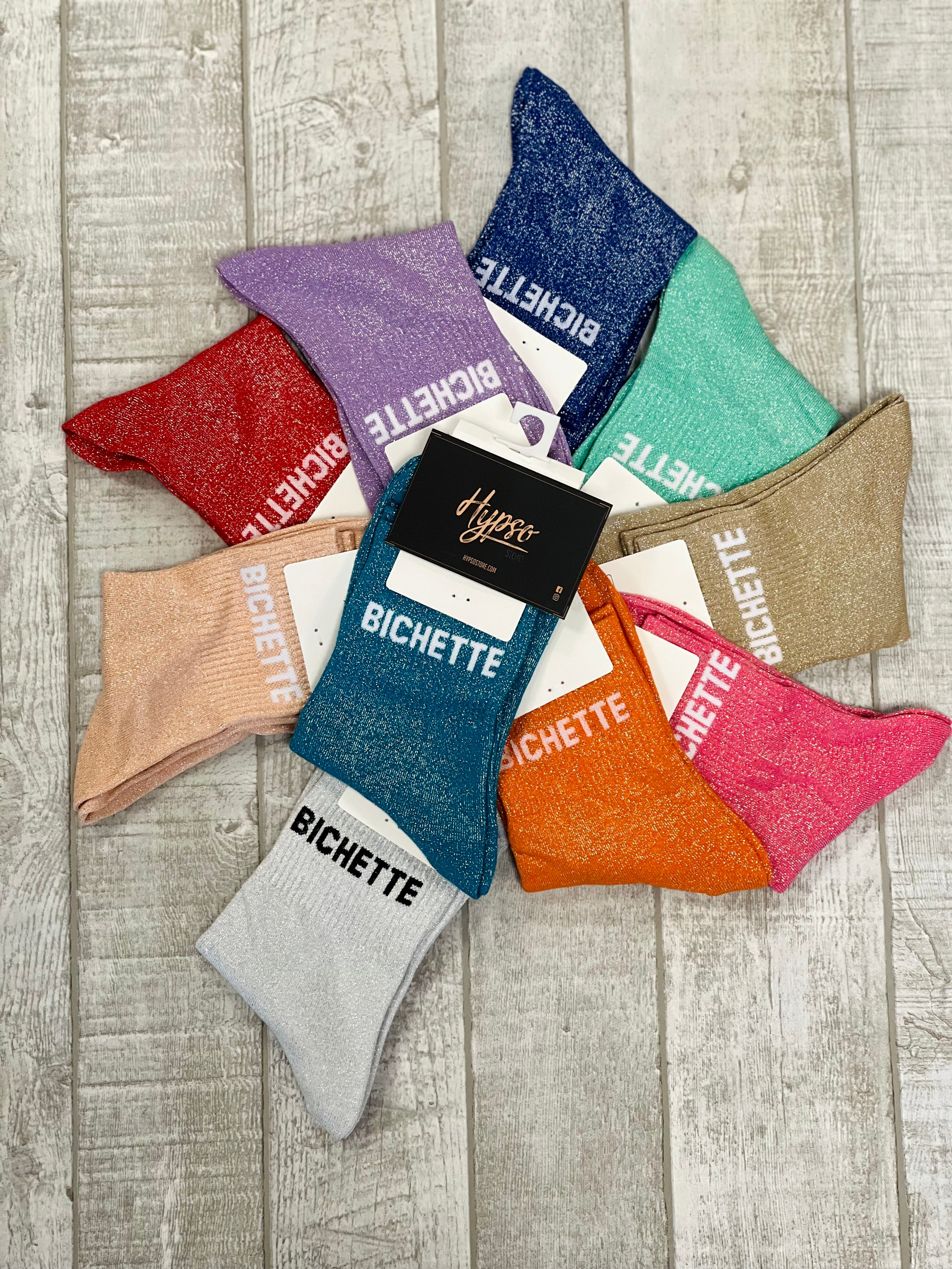 Chaussettes à paillettes BICHETTE