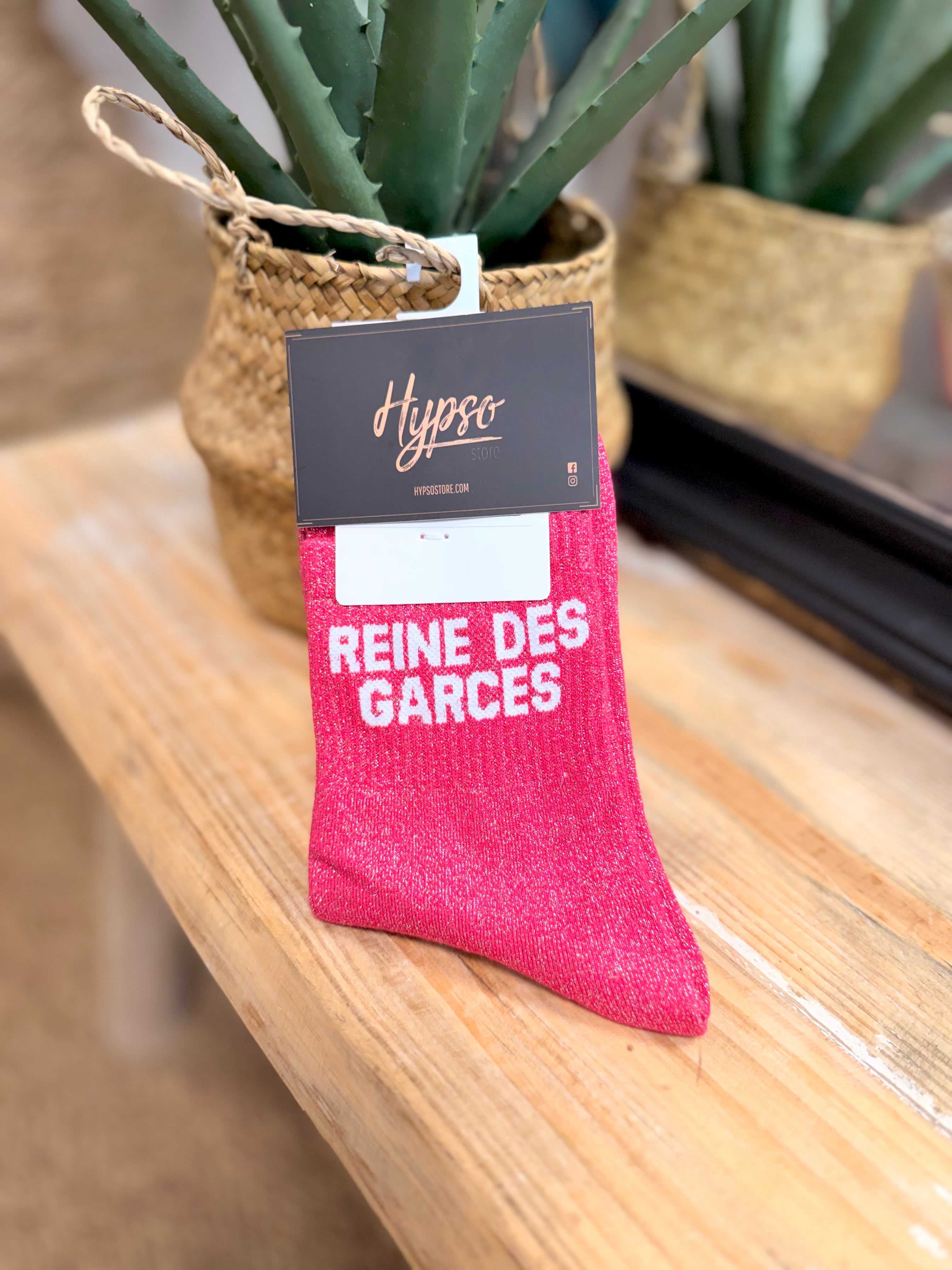 Chaussettes à paillettes REINE DES GARCES