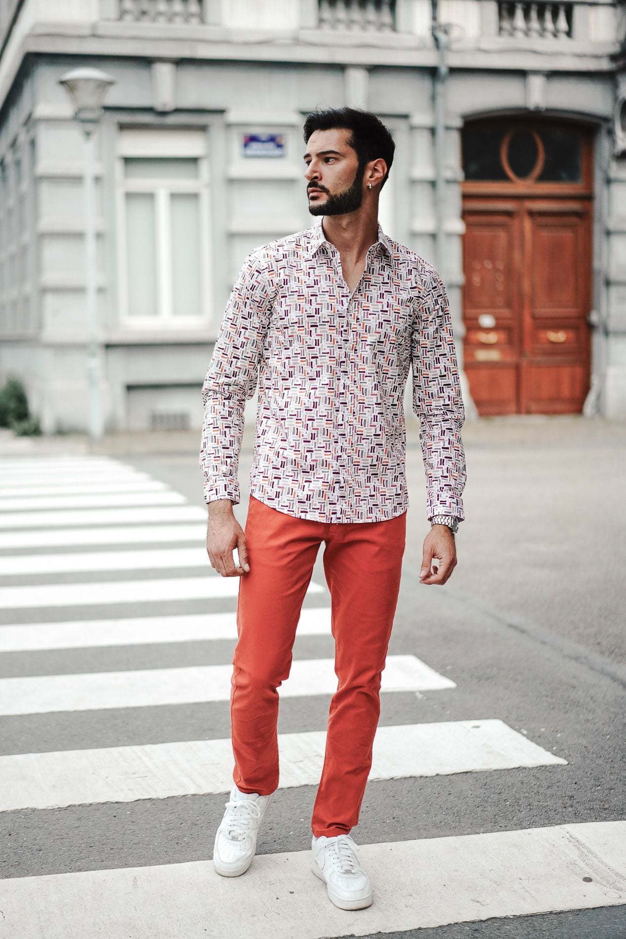 GARRIX recht getailleerd overhemd