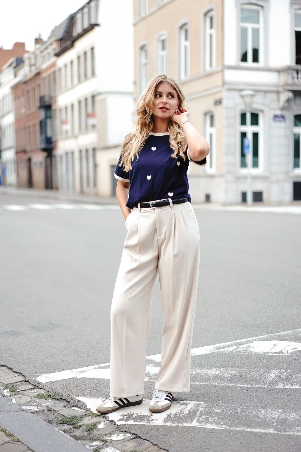 Pantalon tailoring KOOPA beige