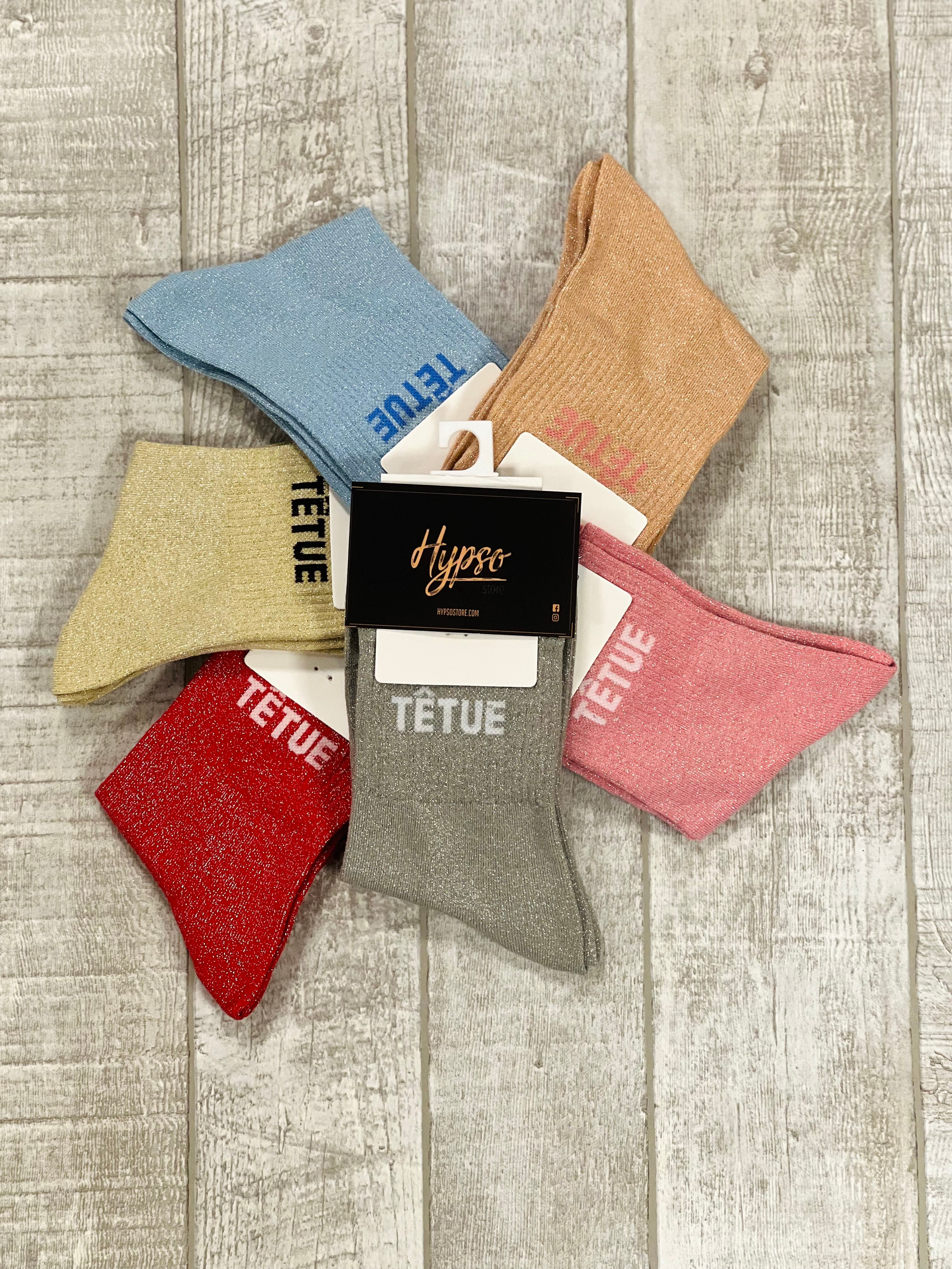 Chaussettes à paillettes TÊTUE