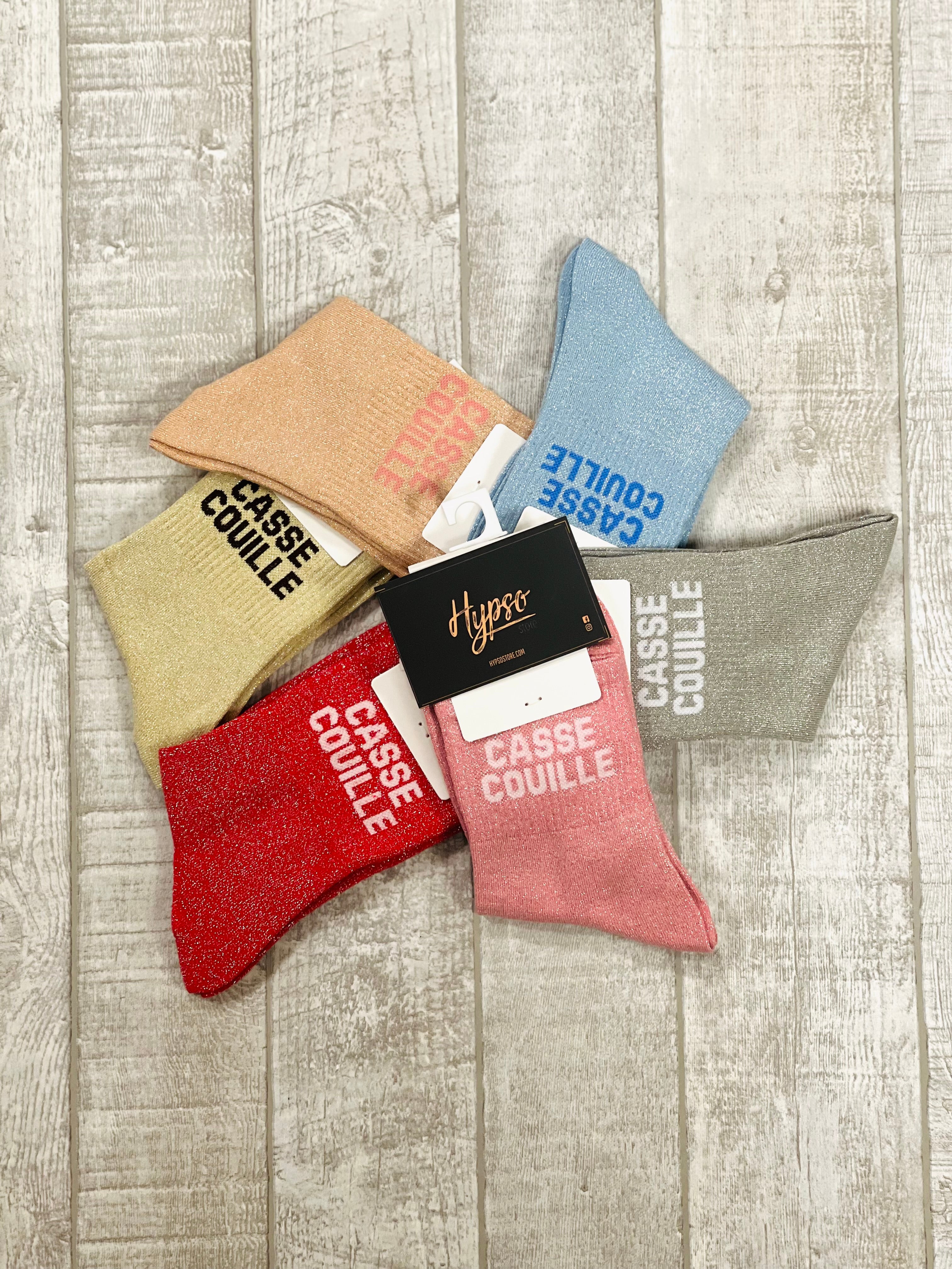 Chaussettes à paillettes CASSECOUILLE