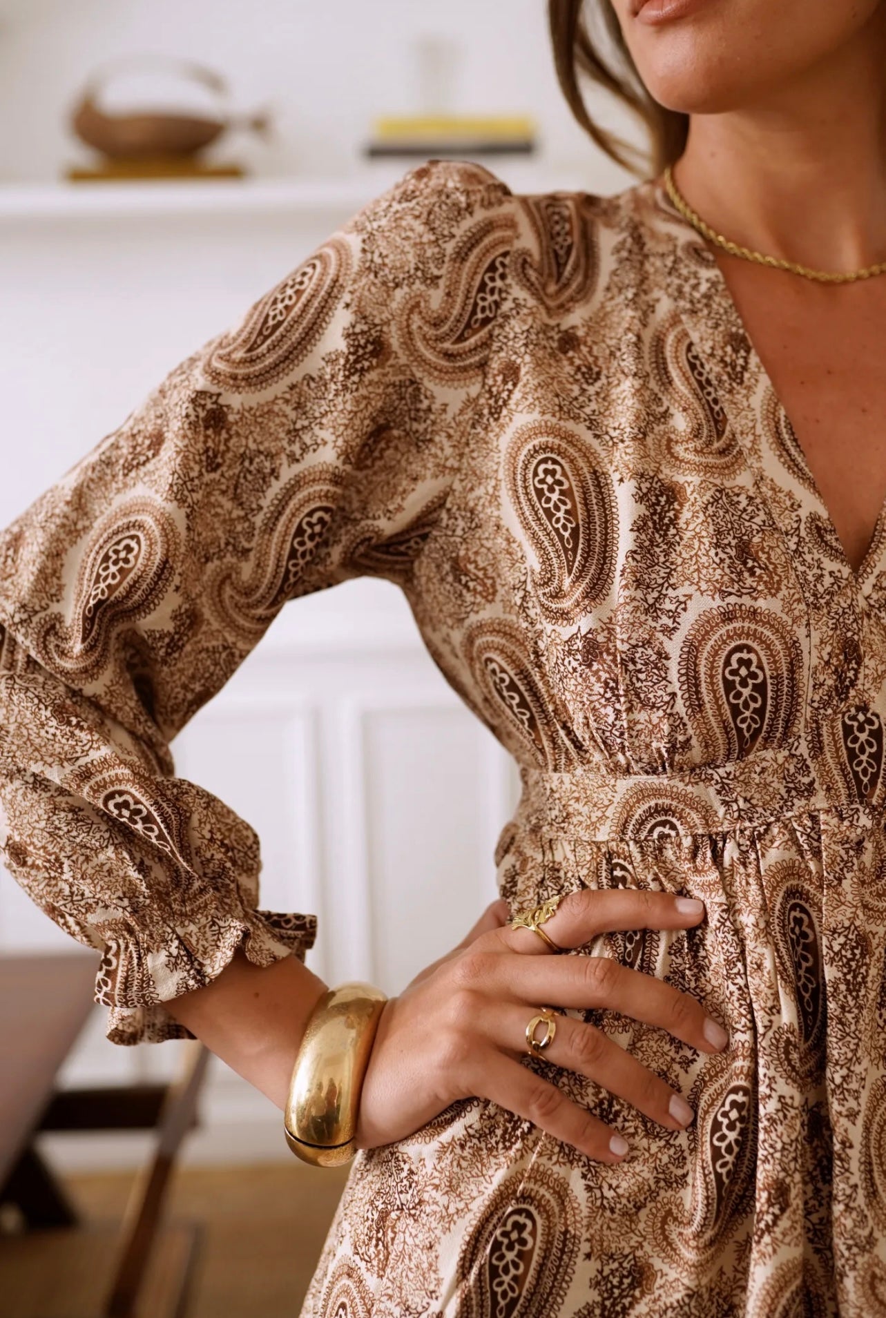 Robe HOPE marron