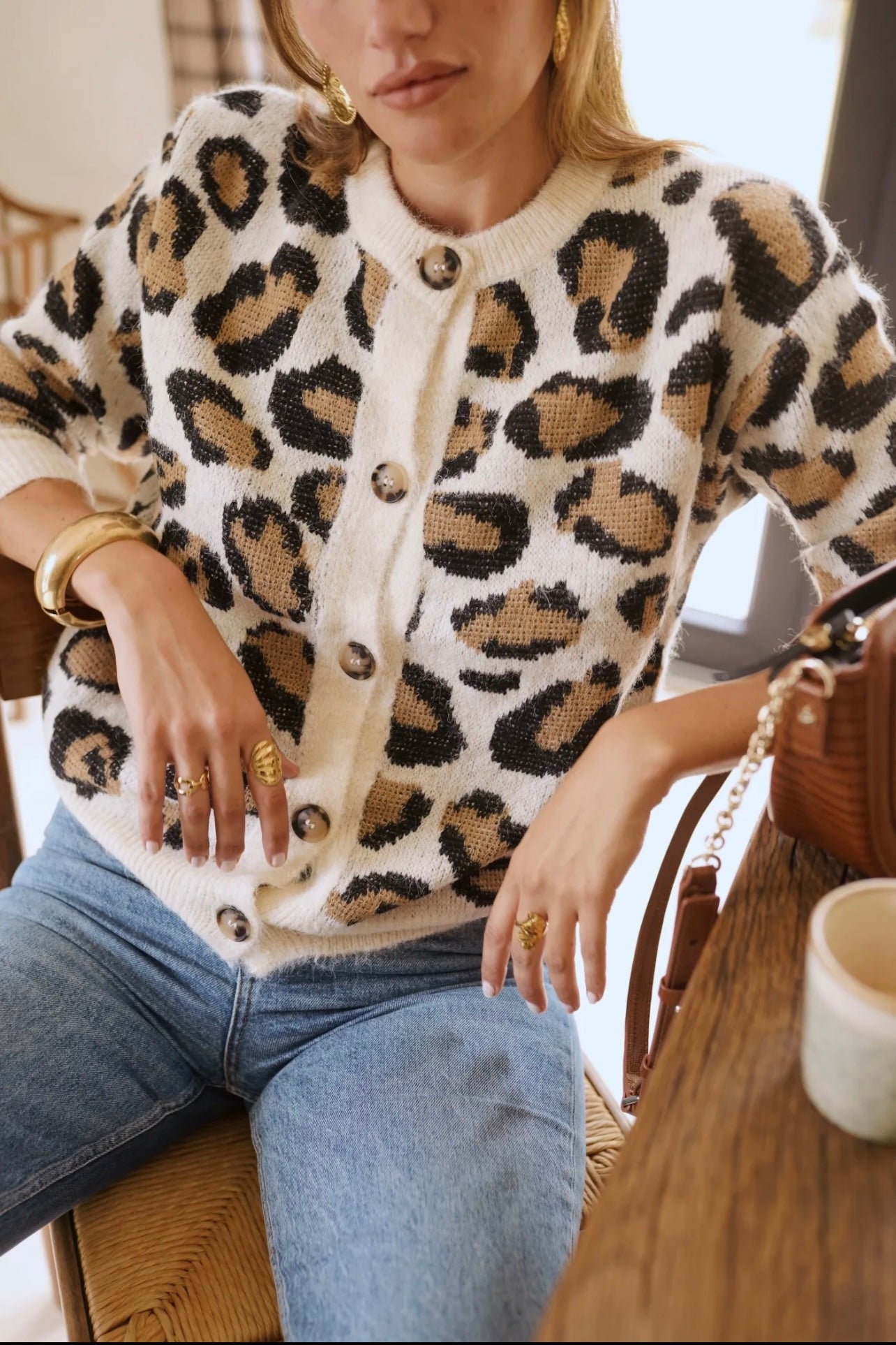 Gilet  NANETTE léopard