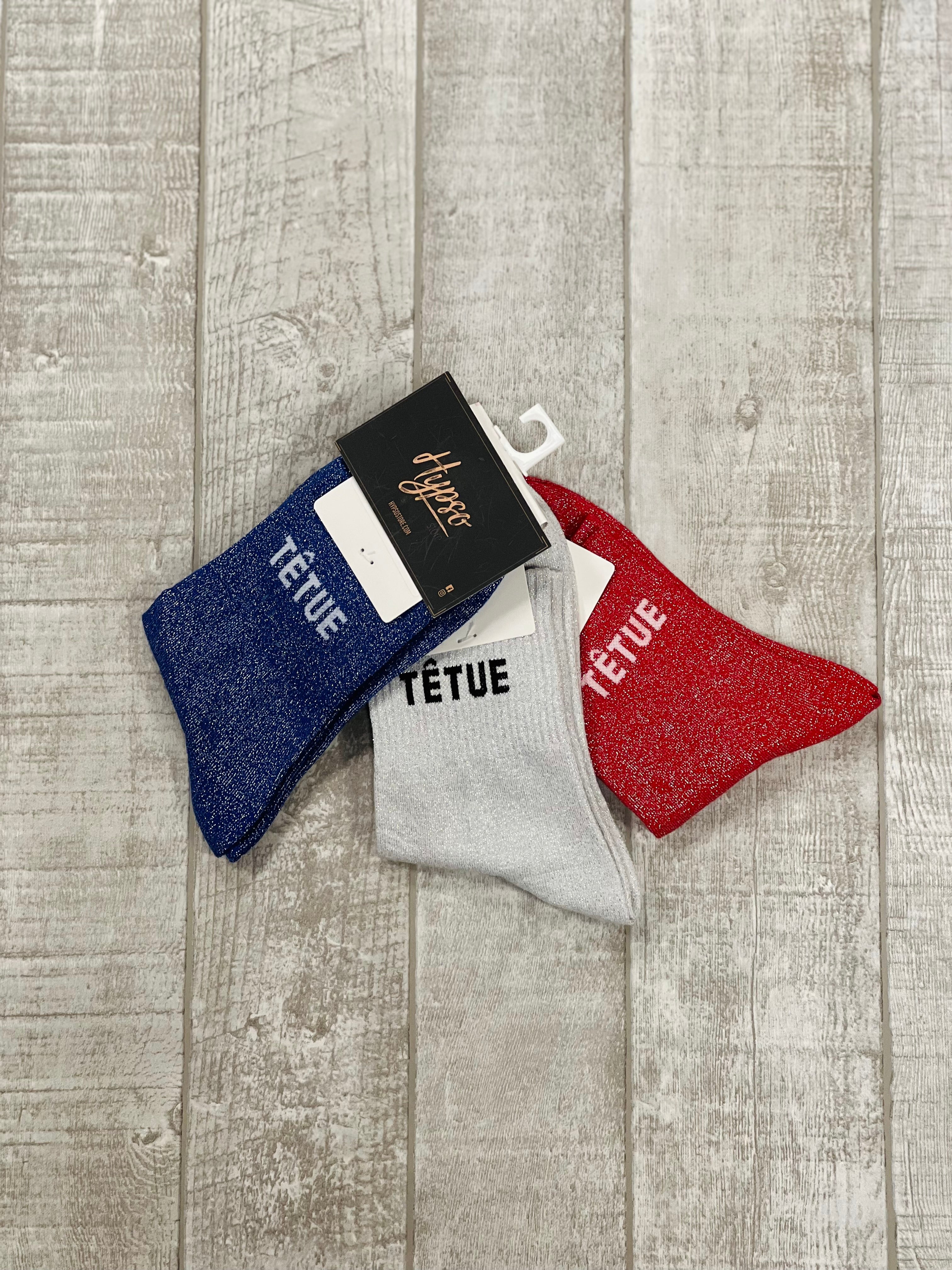 Chaussettes à paillettes TÊTUE
