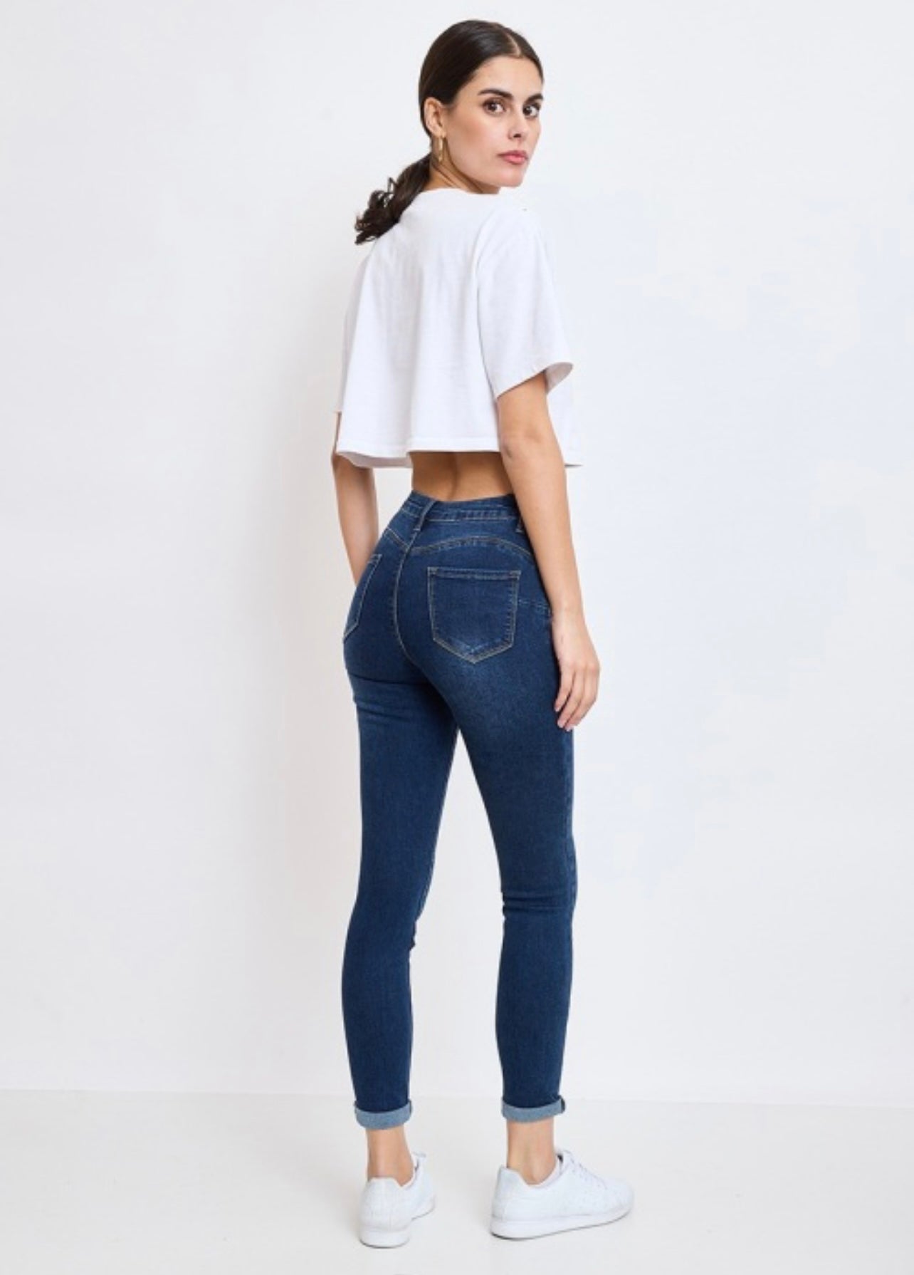 AYLIN slanke push-upjeans