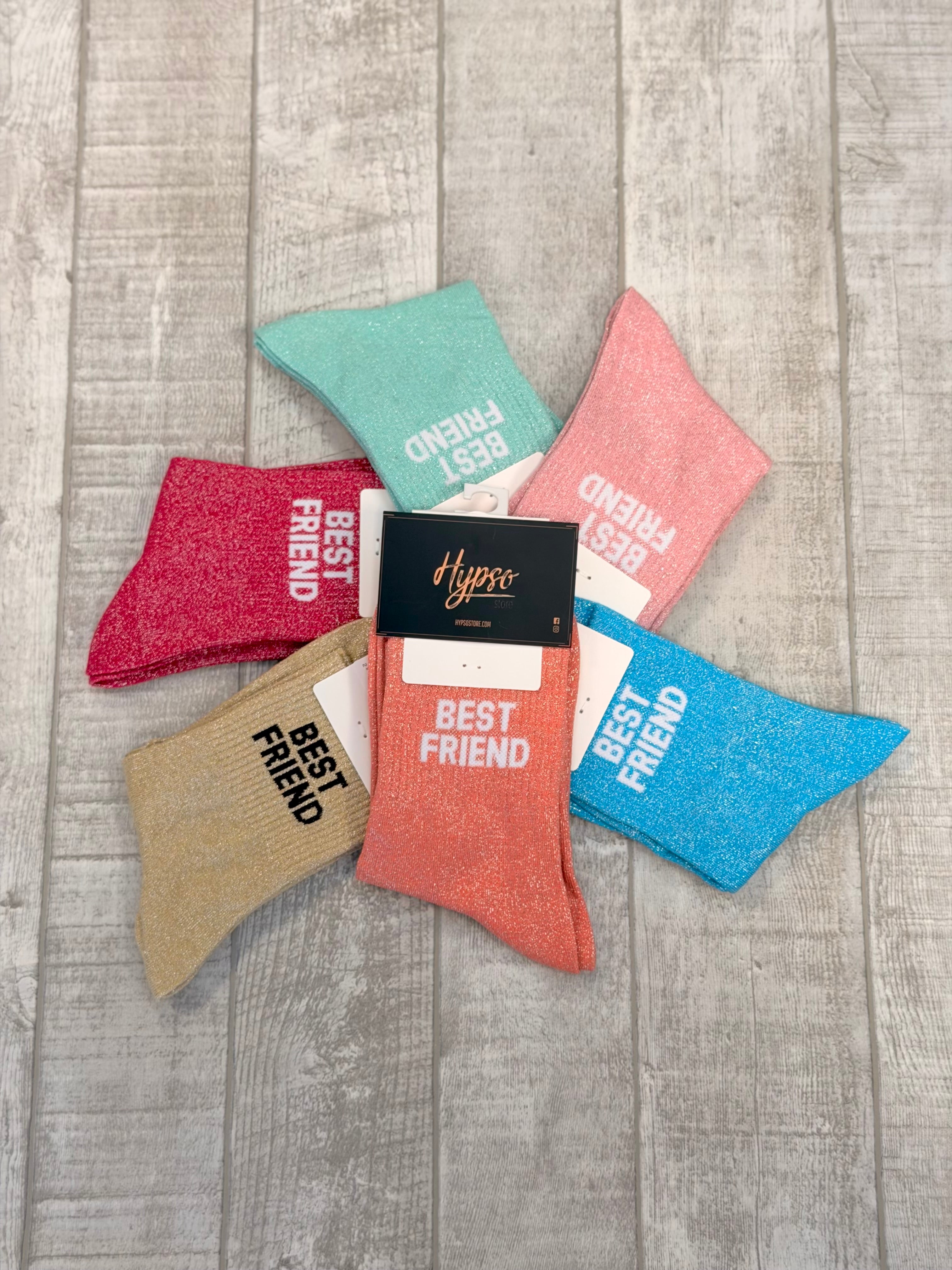 Chaussettes à paillettes BEST FRIEND