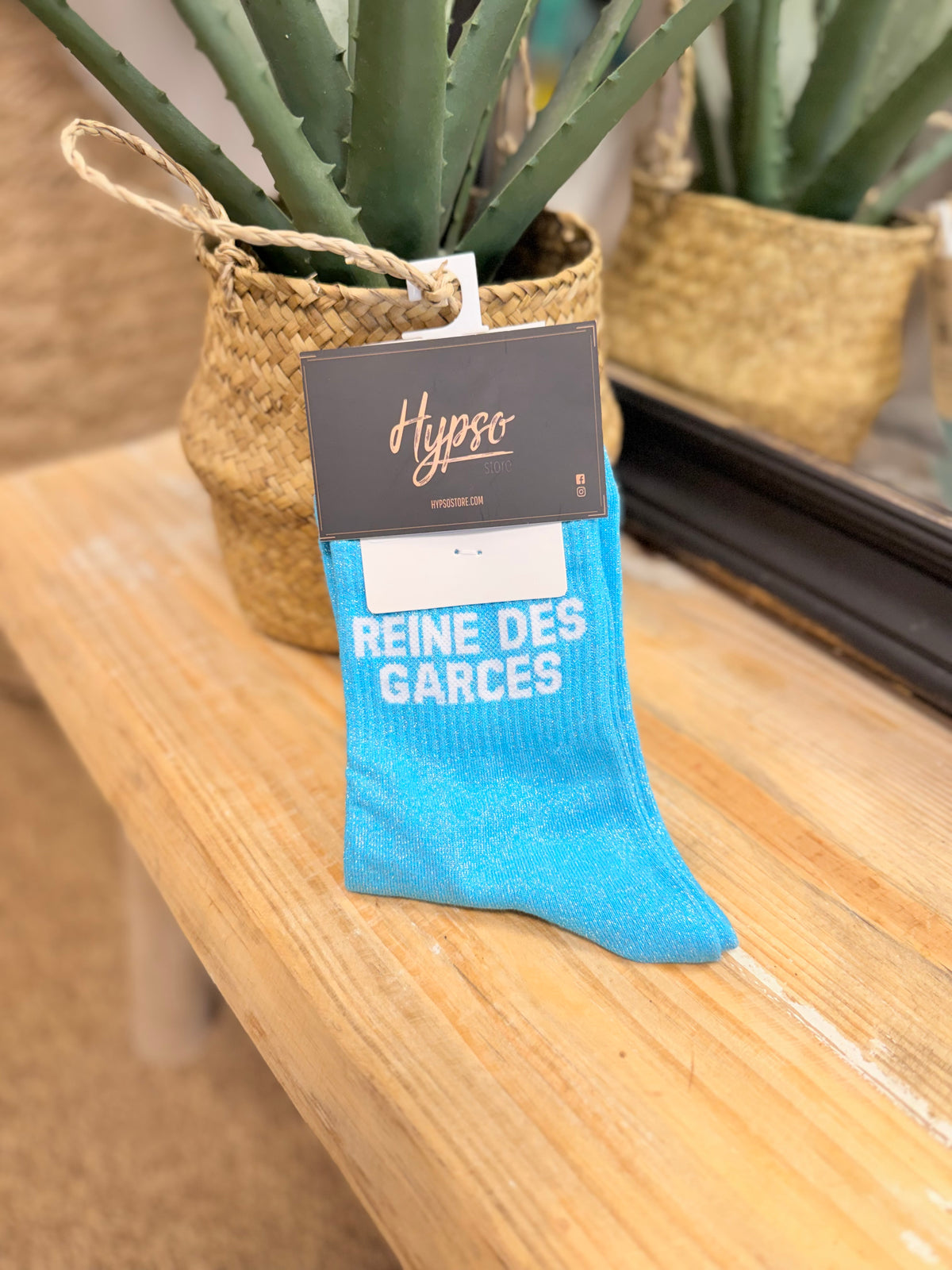 Chaussettes à paillettes REINE DES GARCES