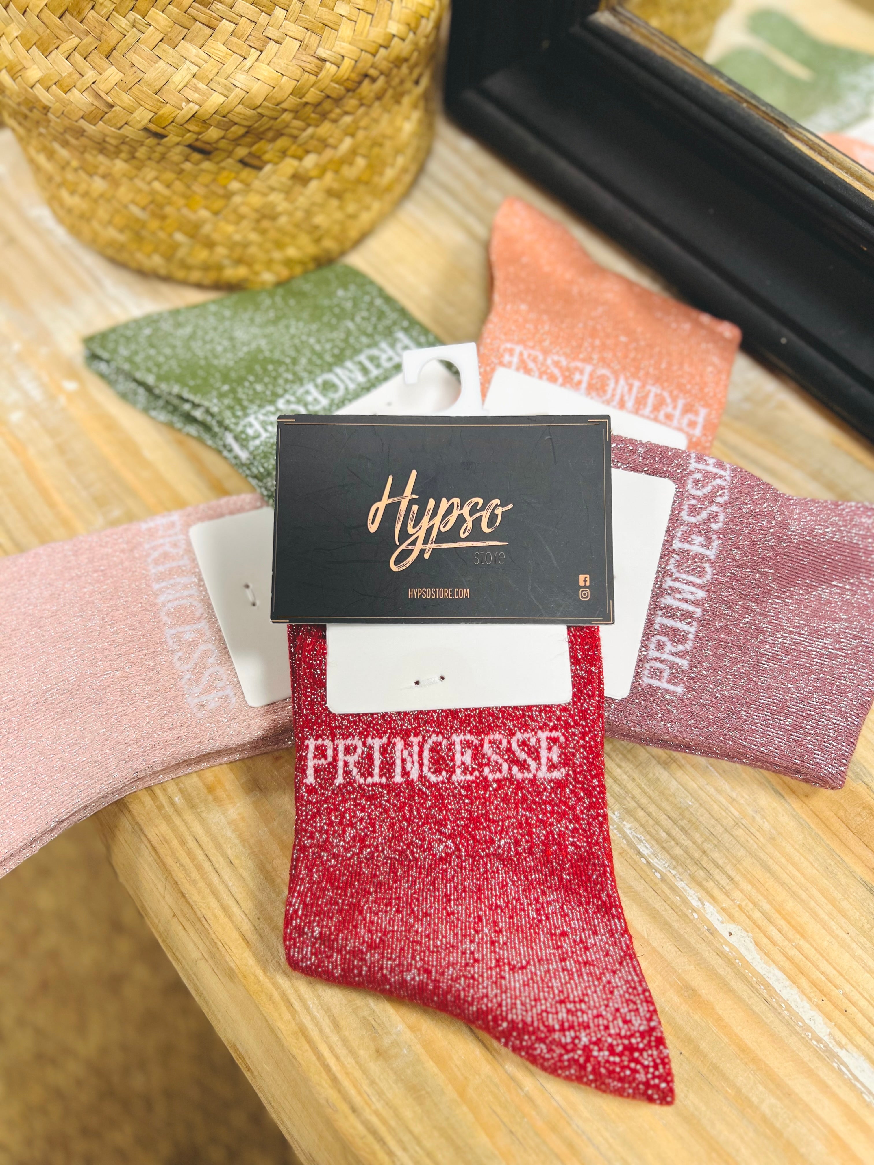 Chaussettes à paillettes enfant PRINCESSE (30/35)