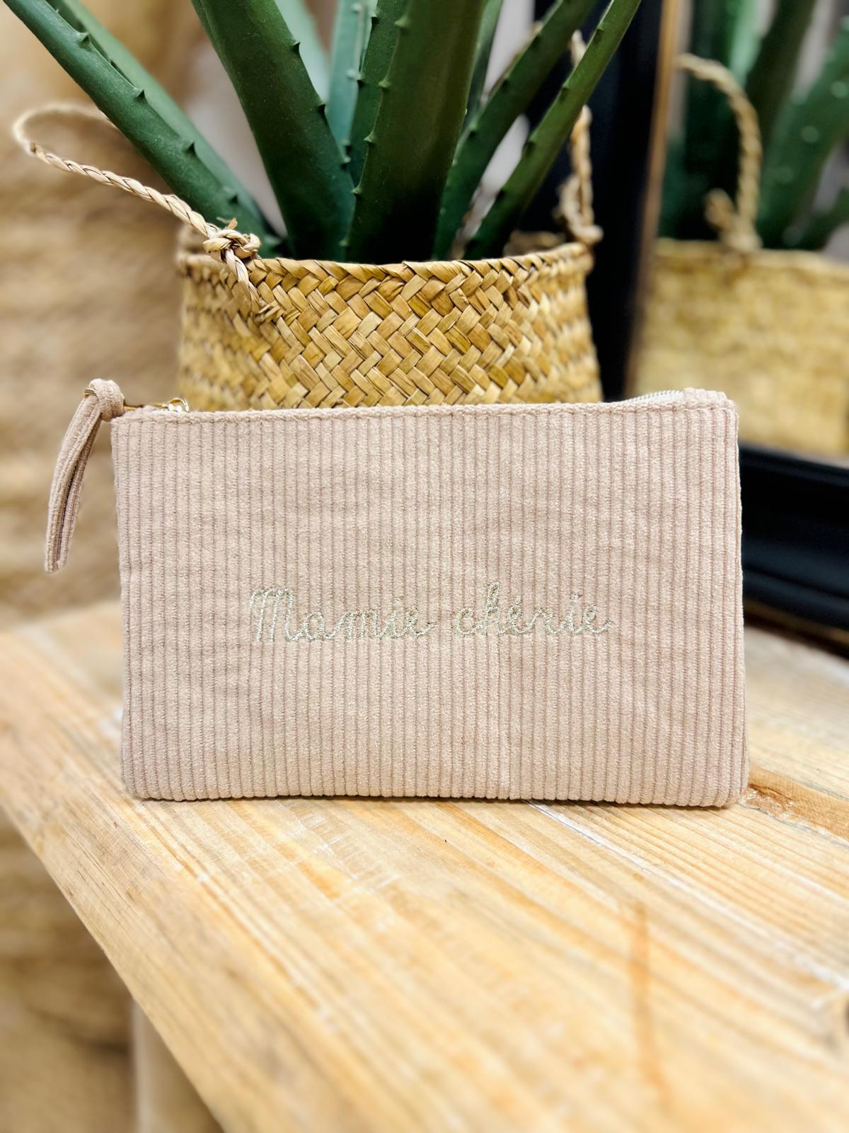 Pochette velvet MAMIE CHERIE