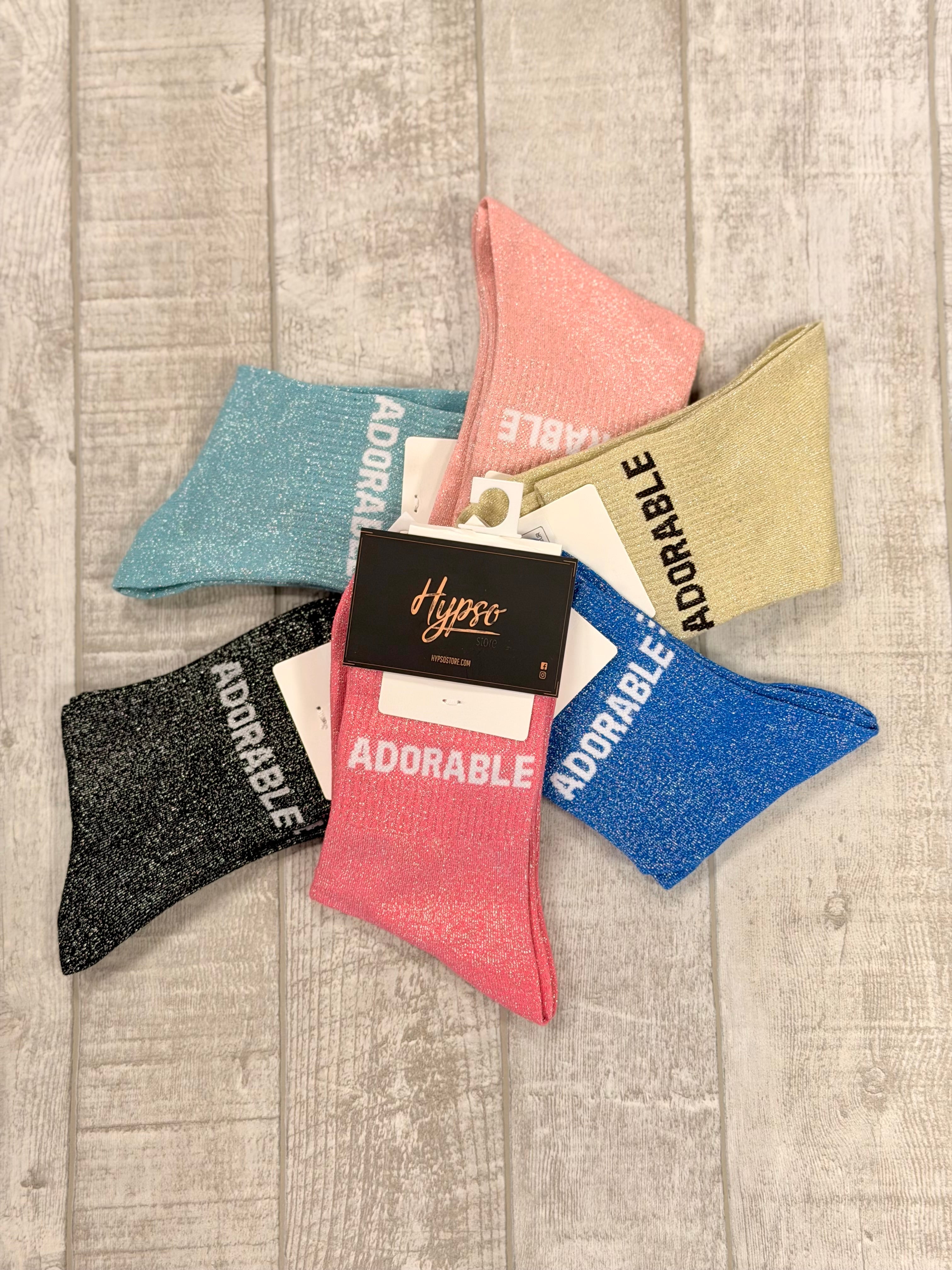 Chaussettes à paillettes ADORABLE
