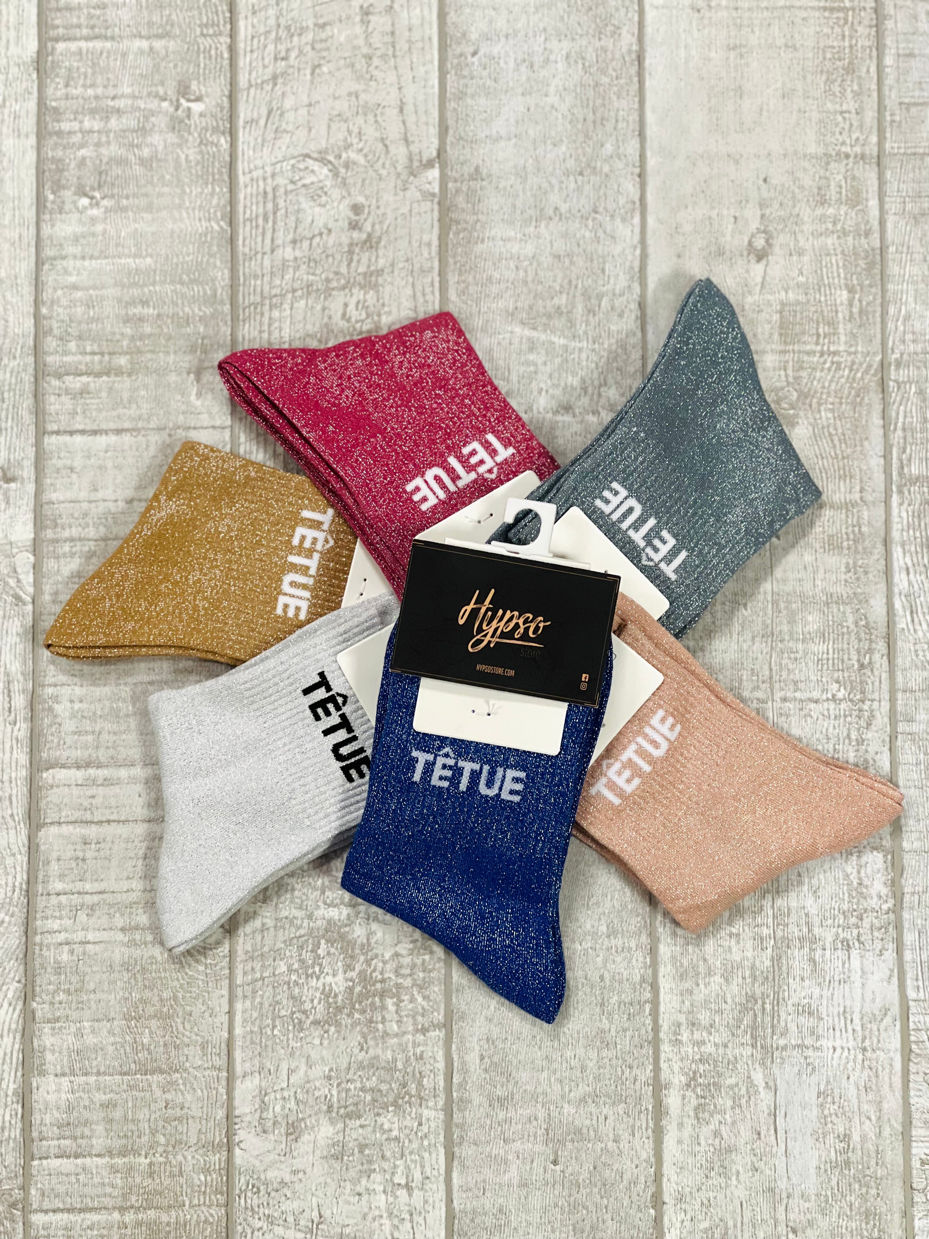 Chaussettes à paillettes TÊTUE