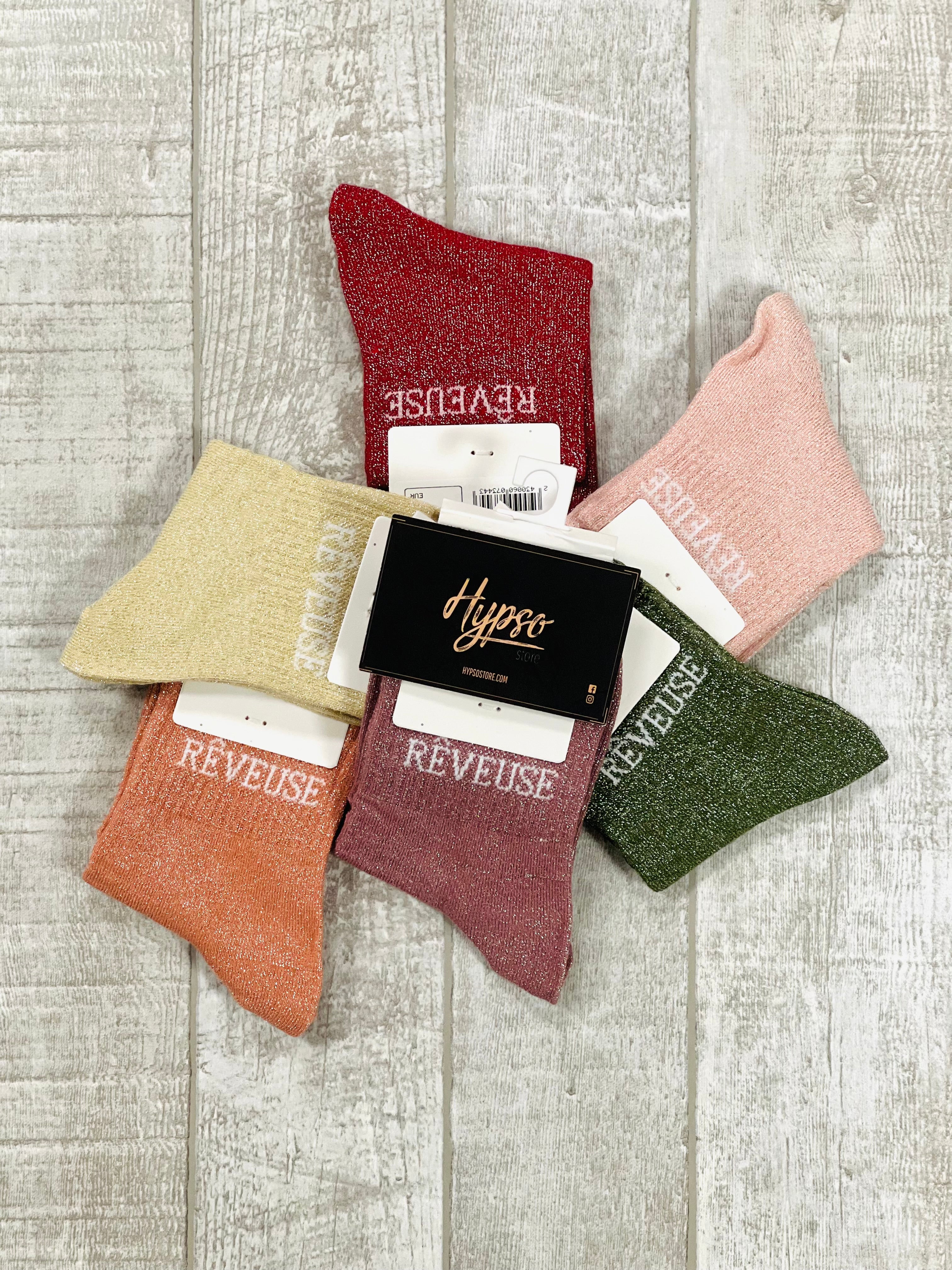 Chaussettes à paillettes enfant RÊVEUSE (30/35)