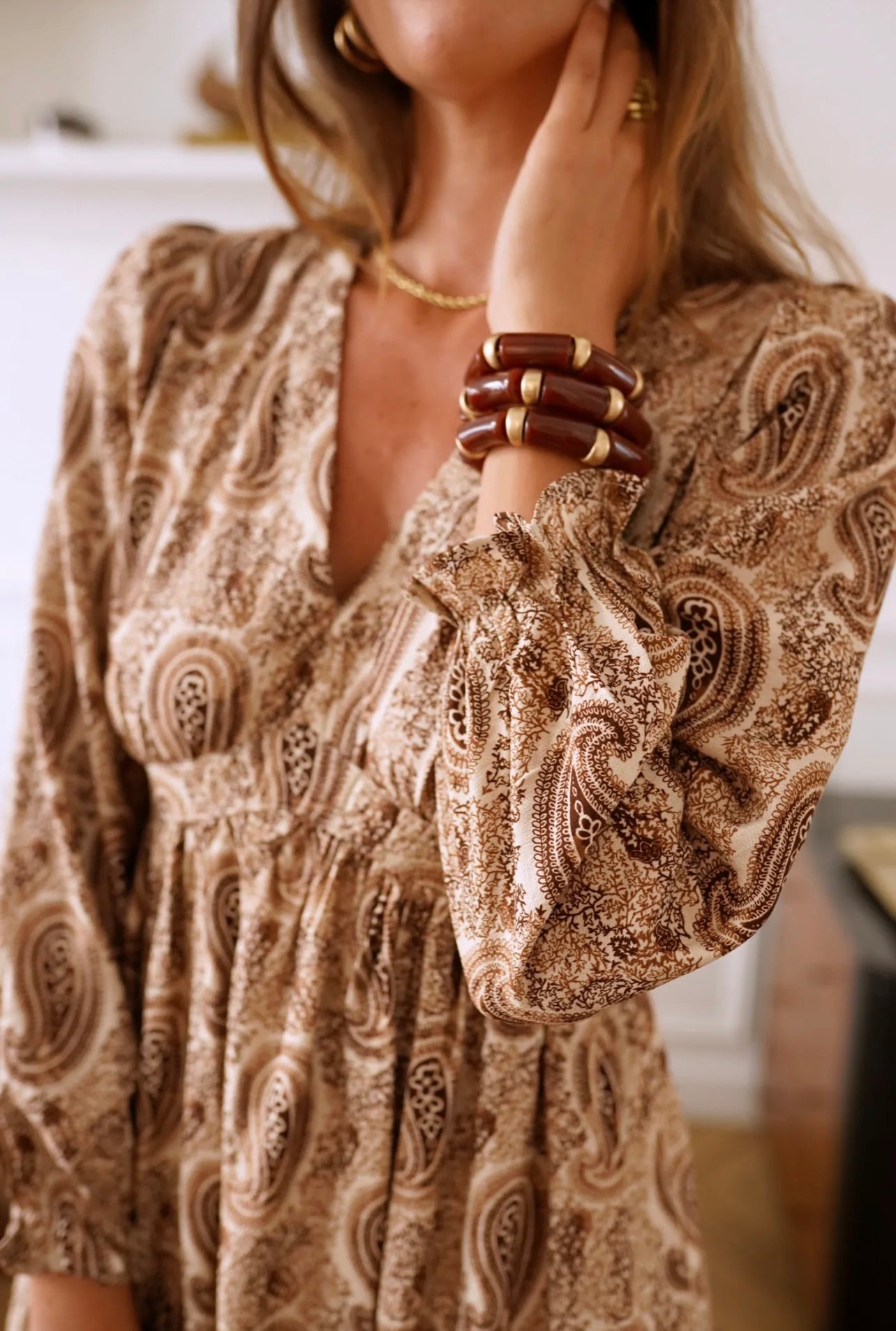Robe HOPE marron