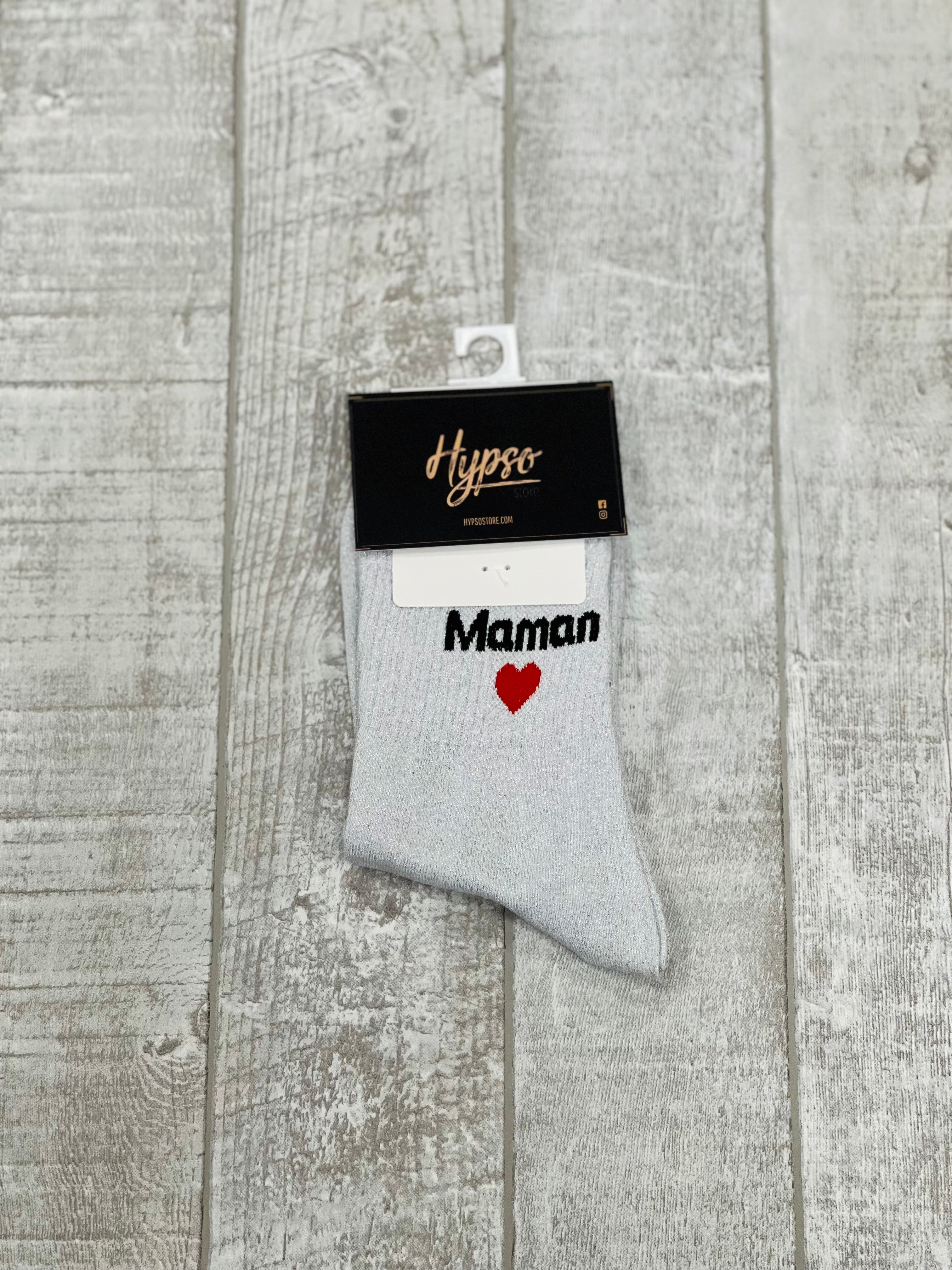 Chaussettes à paillettes MAMAN