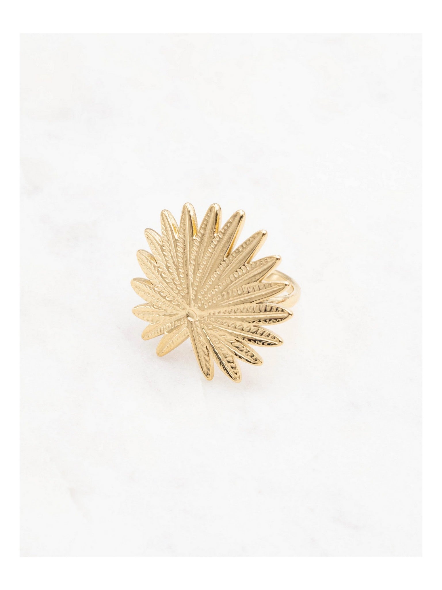 Bague PALM feuillage