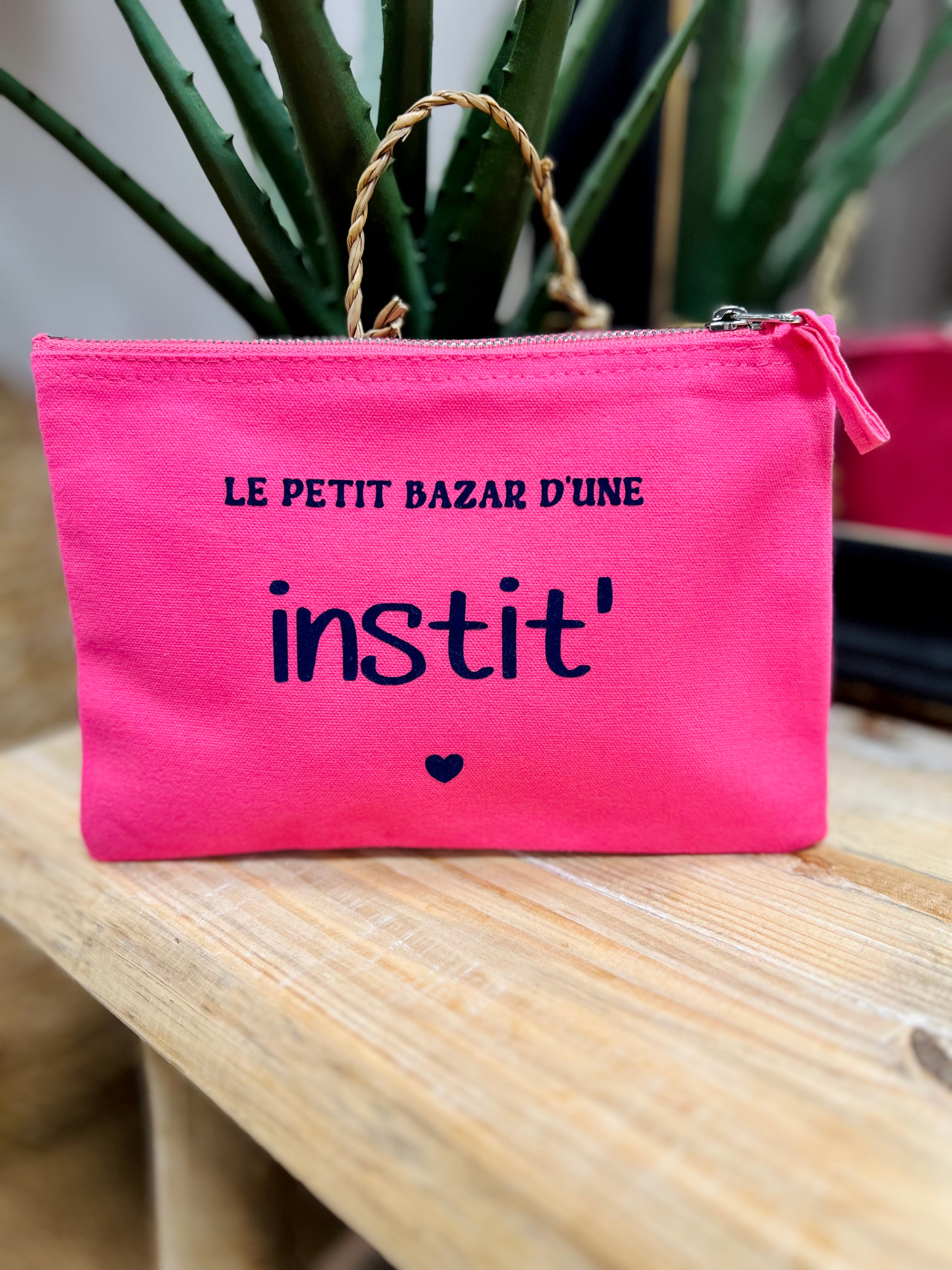 Pochette LE PETIT BAZAR D'UNE INSTIT' (3 couleurs)