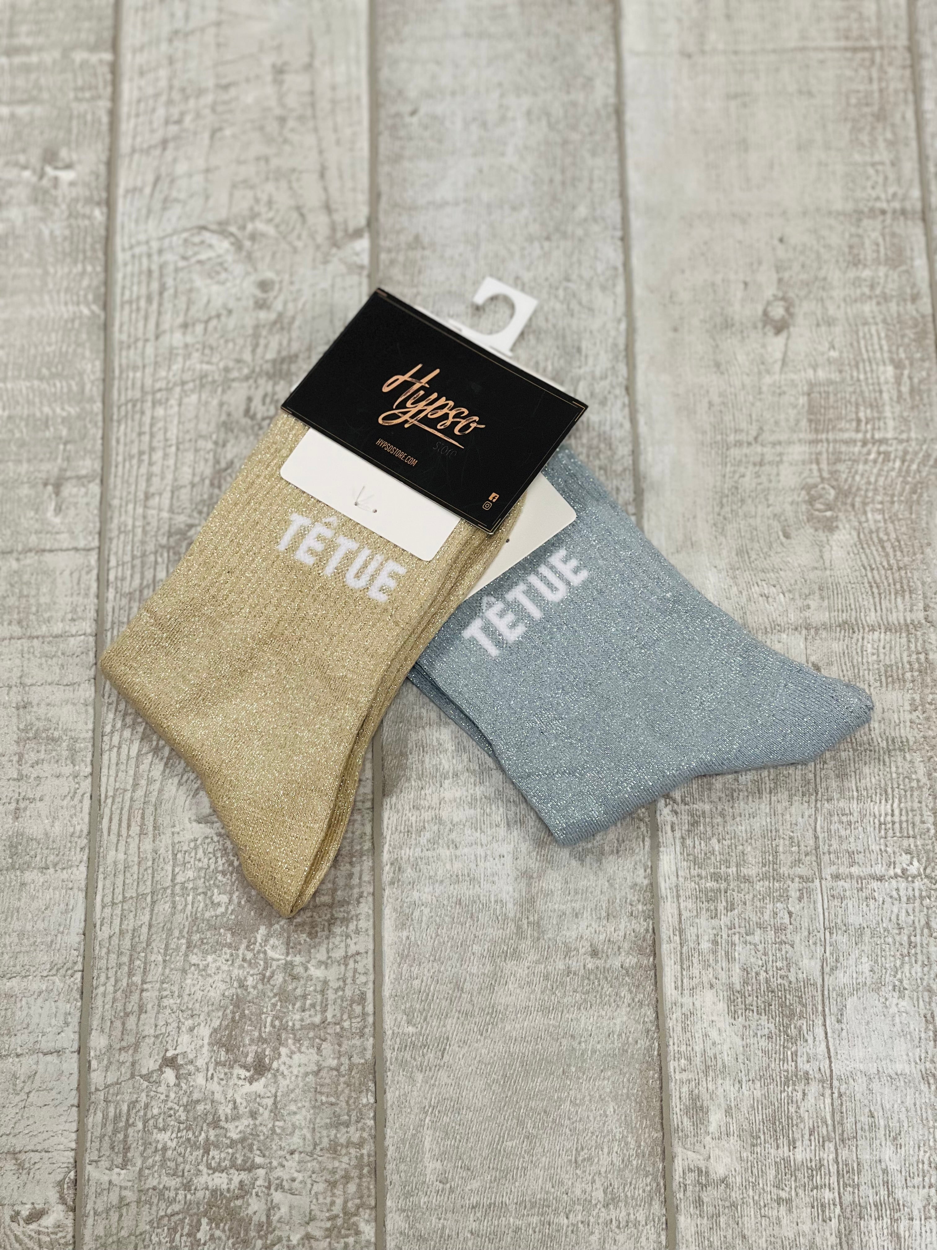 Chaussettes à paillettes TÊTUE