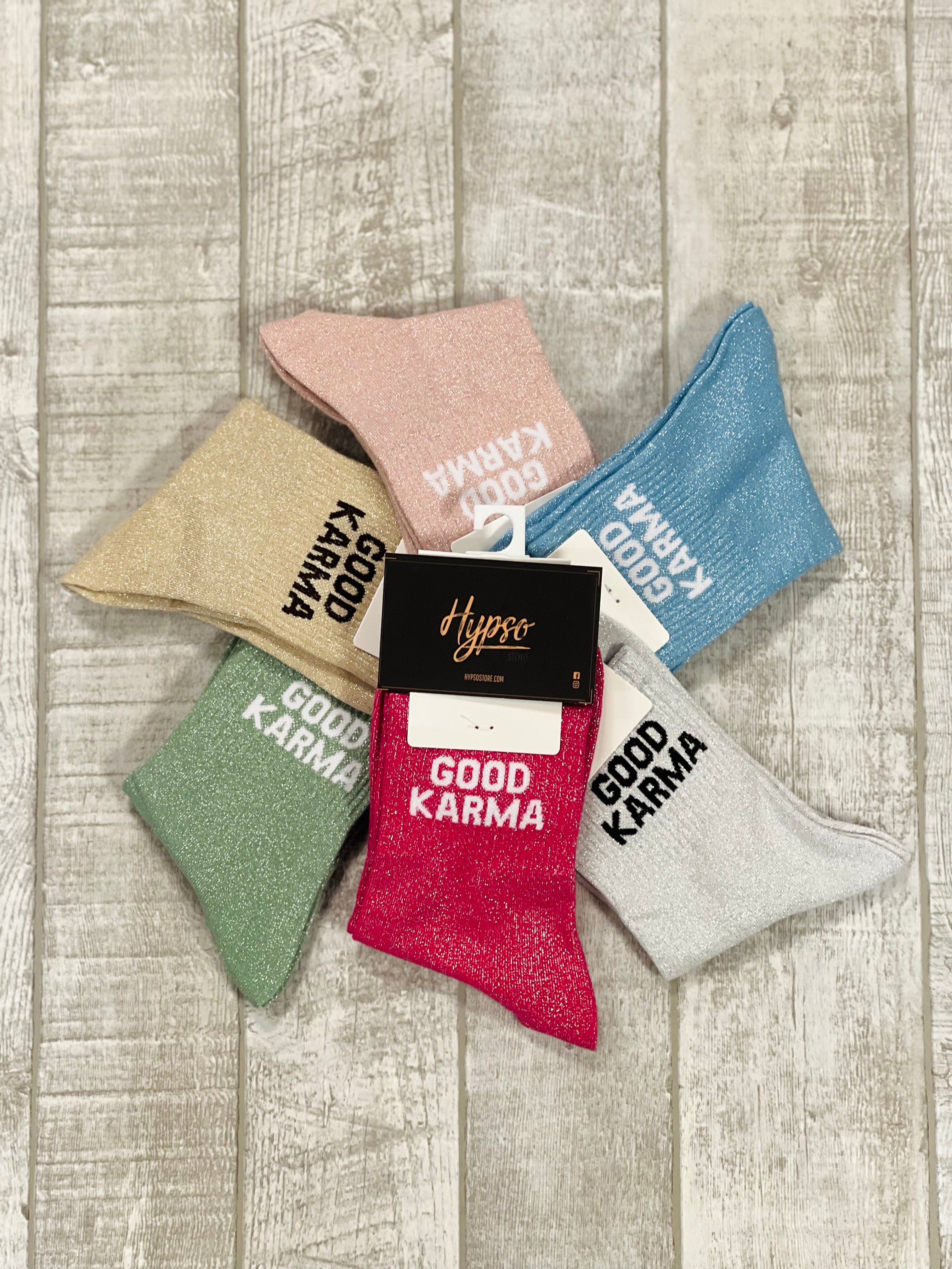Chaussettes à paillettes GOOD KARMA