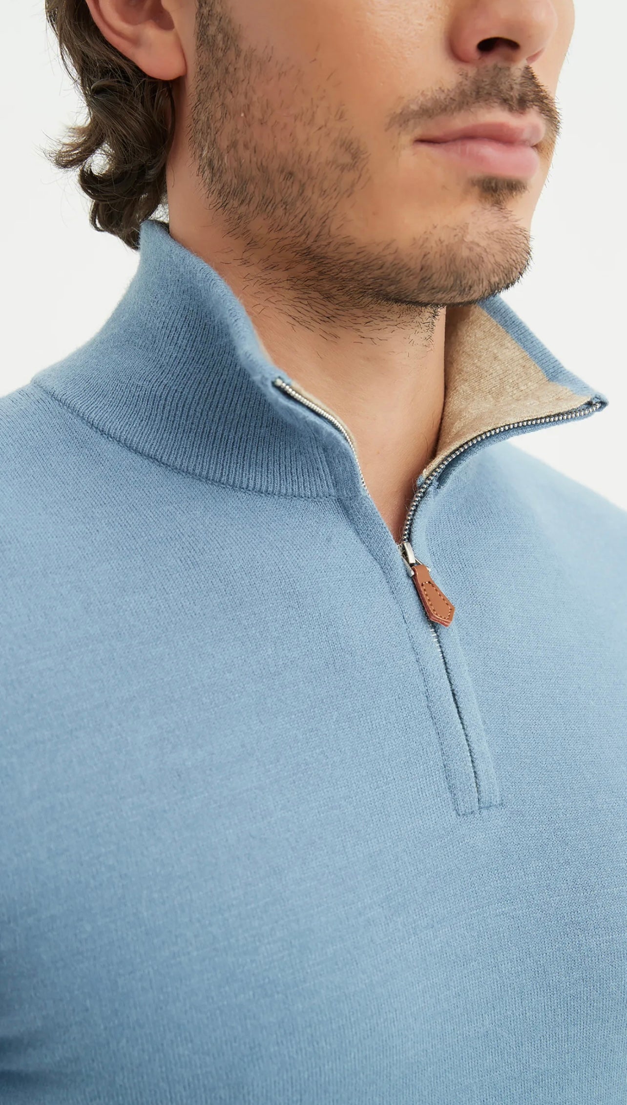 OSCAR denimblauwe trui