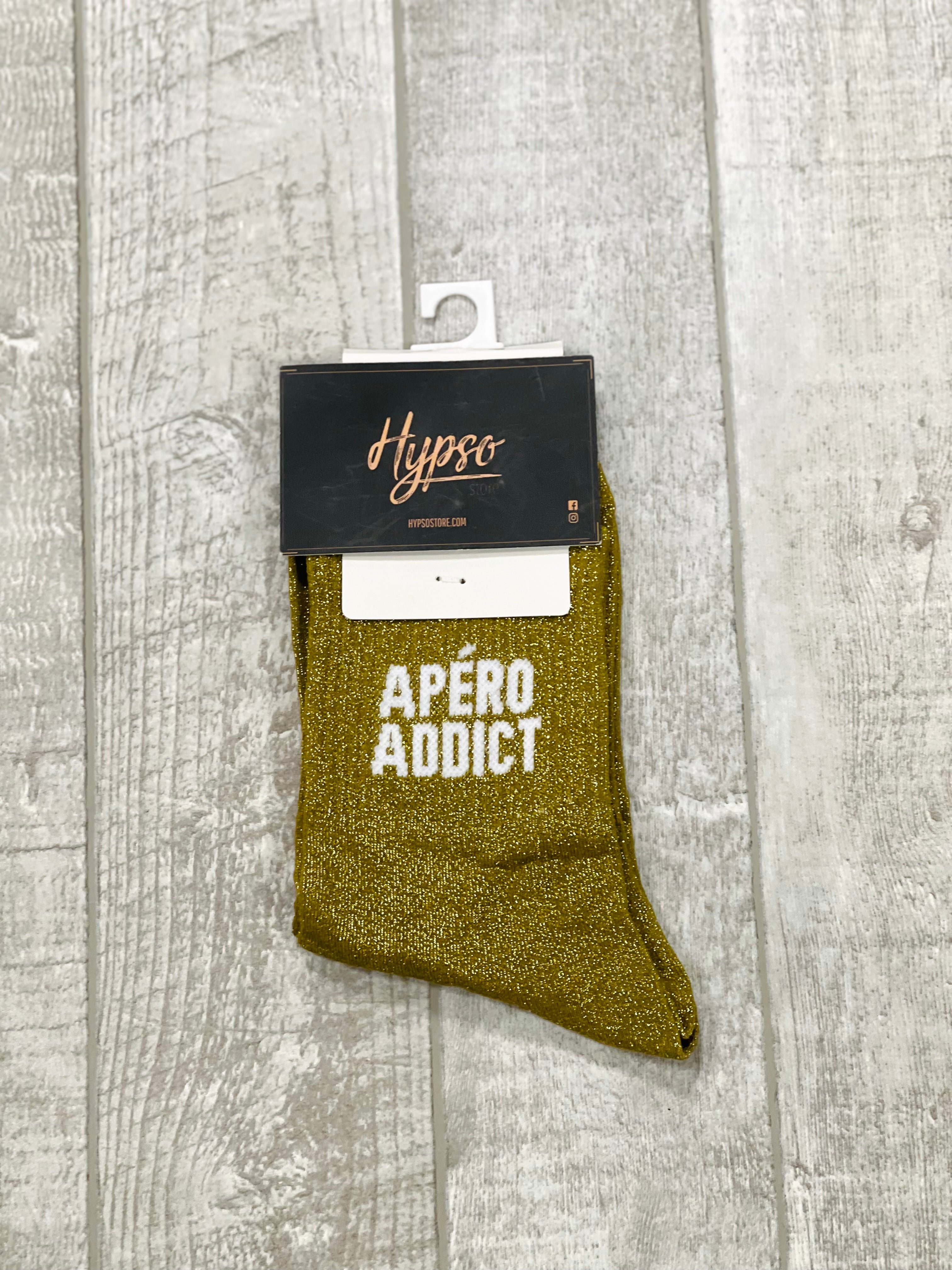 Chaussettes à paillettes APERO ADDICT