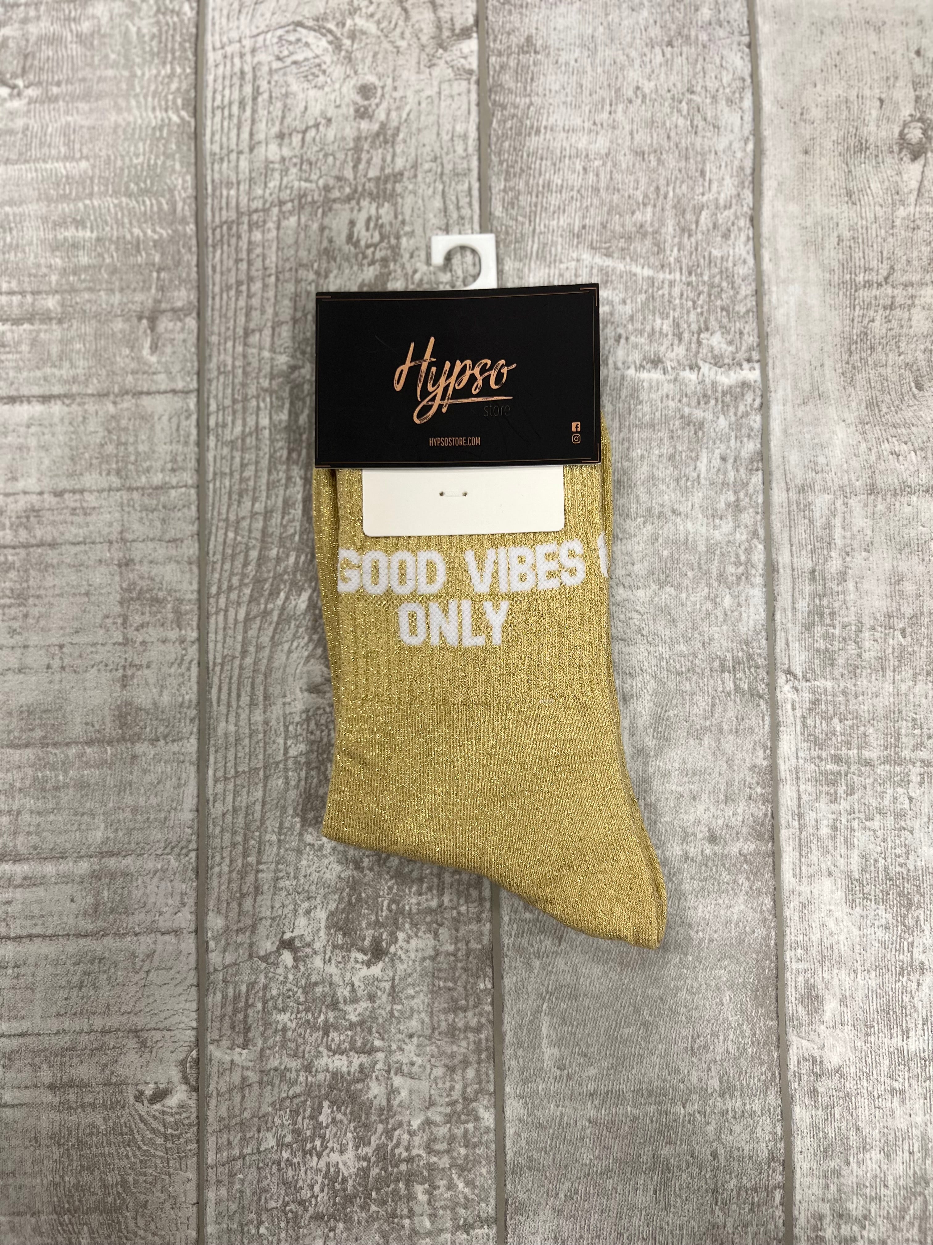 Chaussettes à paillettes GOOD VIBES ONLY