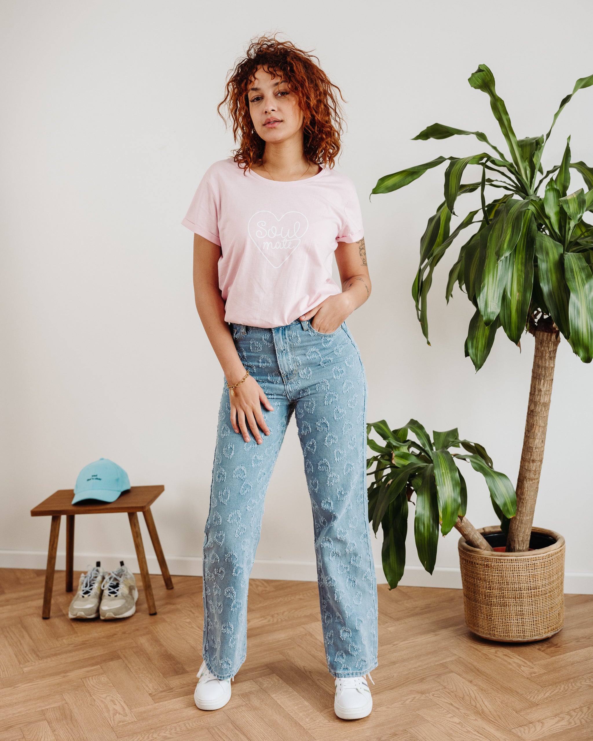SOUL MATE rosa T-Shirt