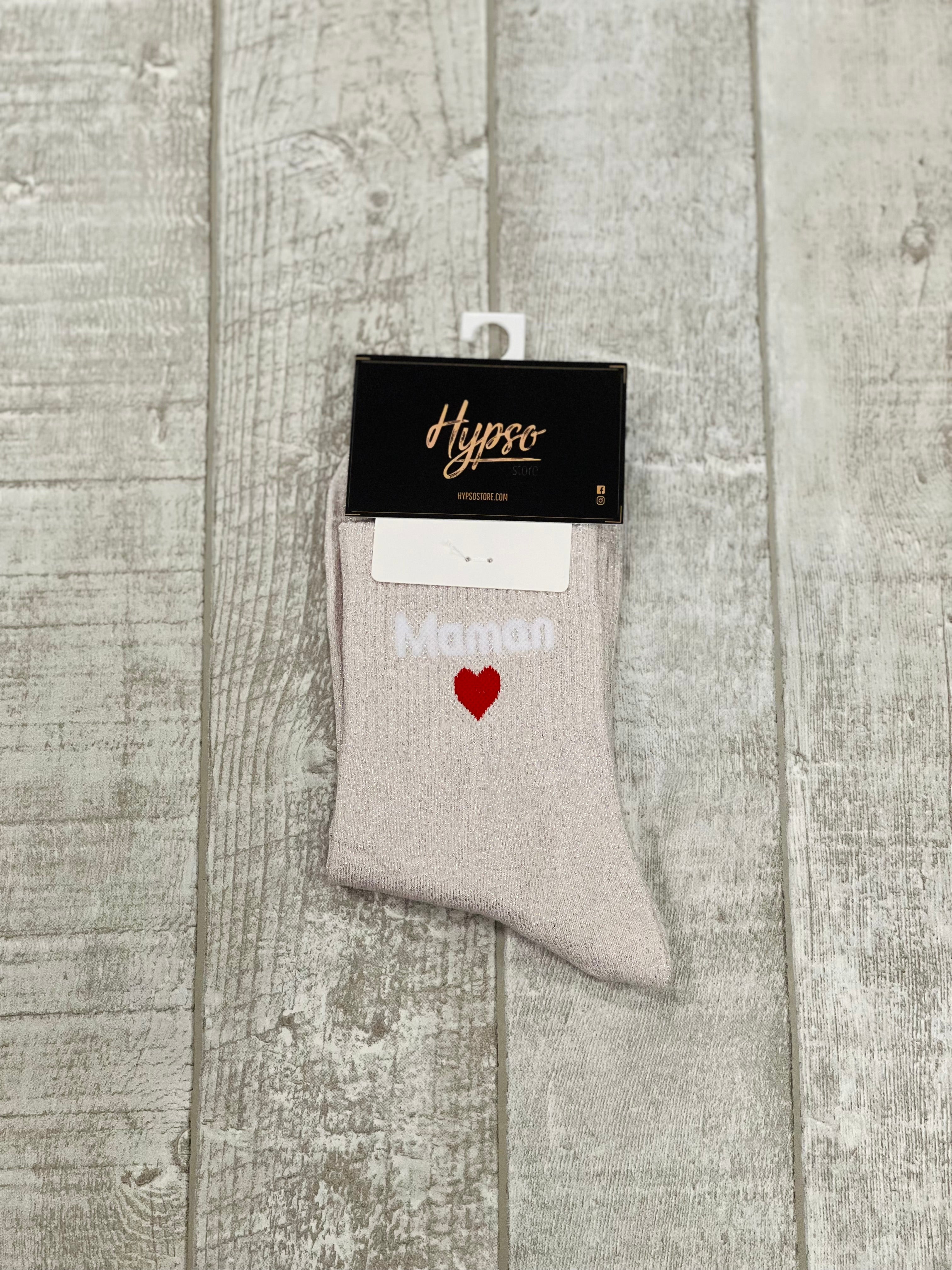 Chaussettes à paillettes MAMAN