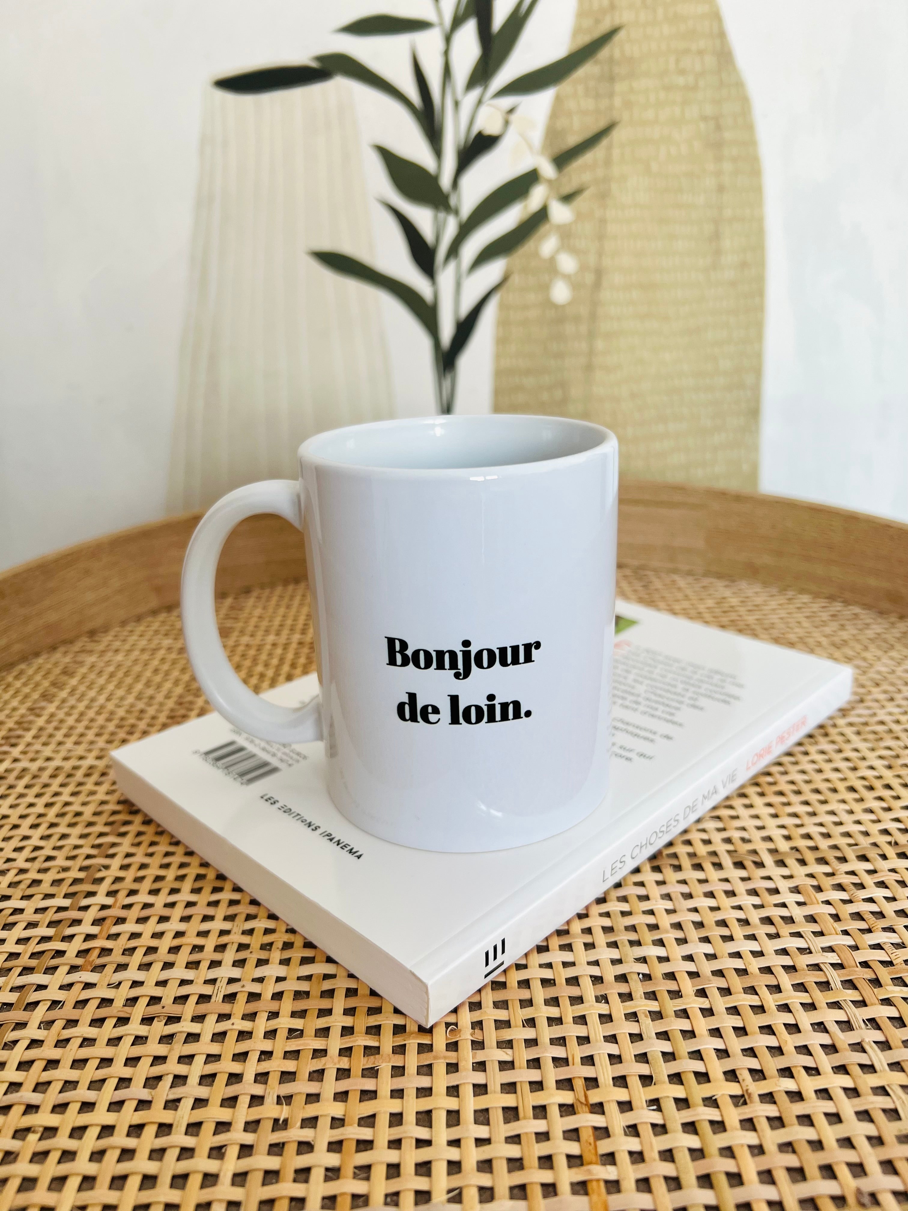 Hallo aus der Ferne Tasse