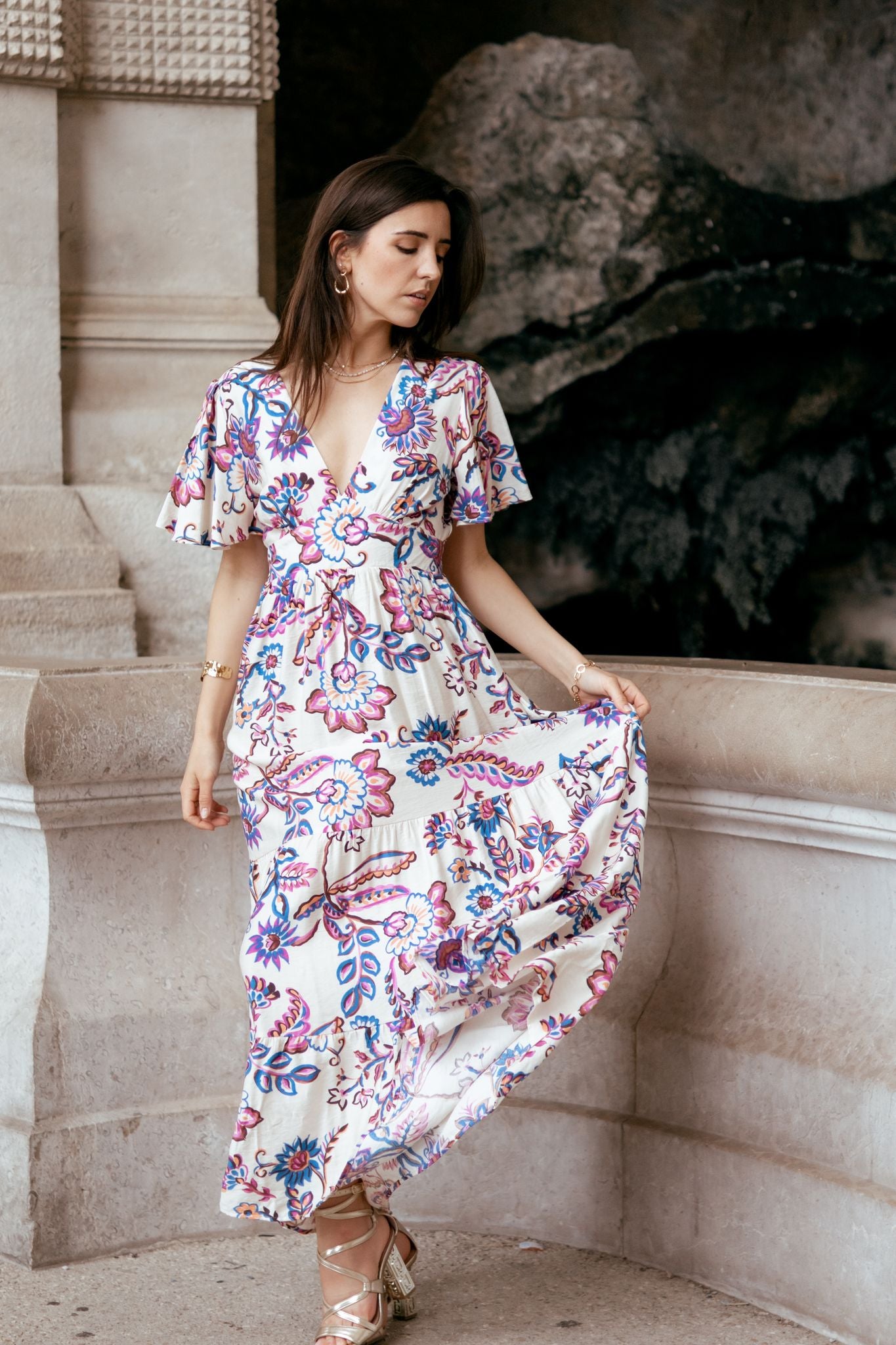 Robe SEVILLA manches volants