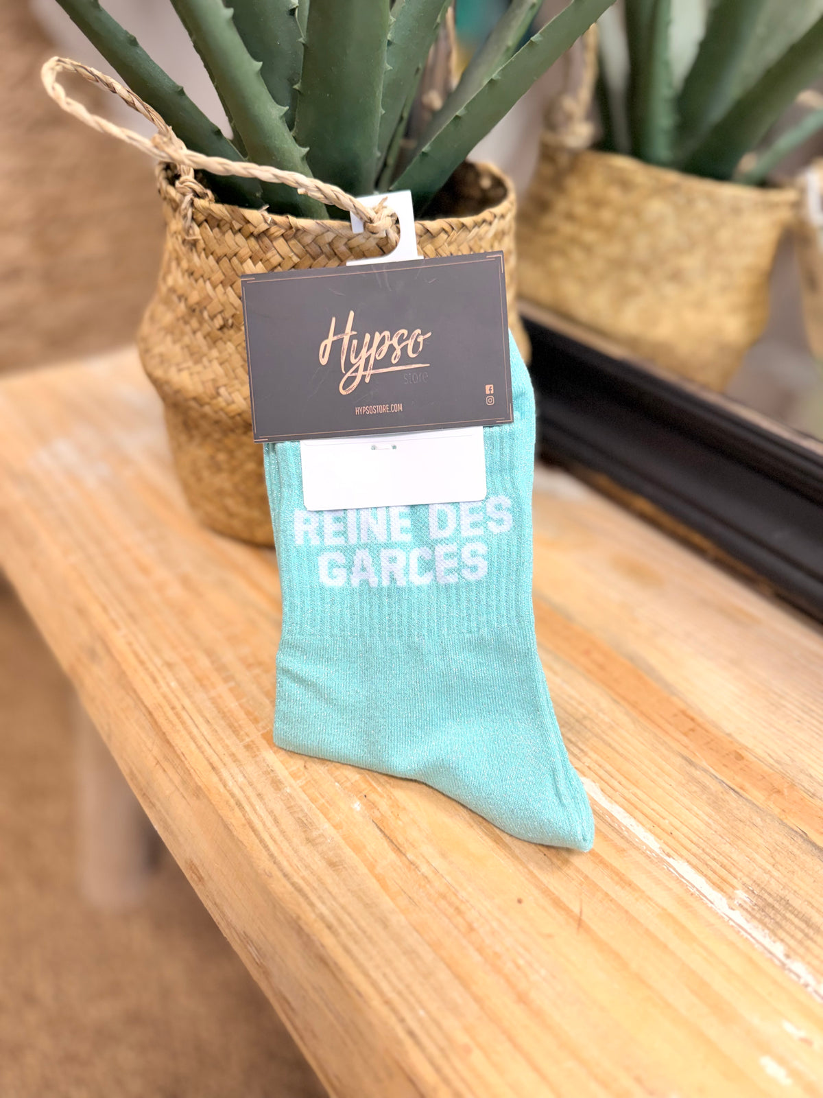 Chaussettes à paillettes REINE DES GARCES