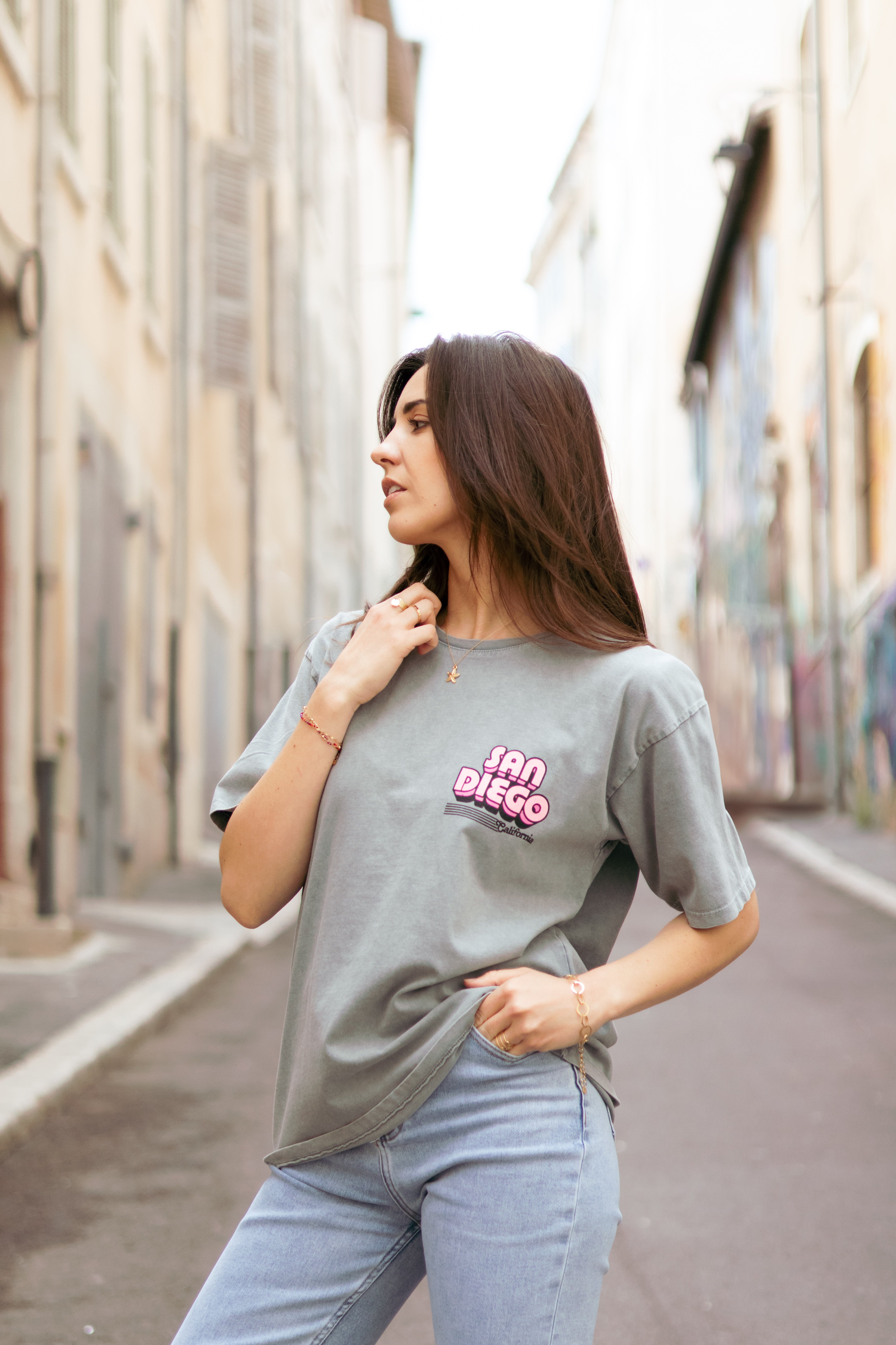 Tee-shirt SAN DIEGO CALIFORNIA (différents coloris)