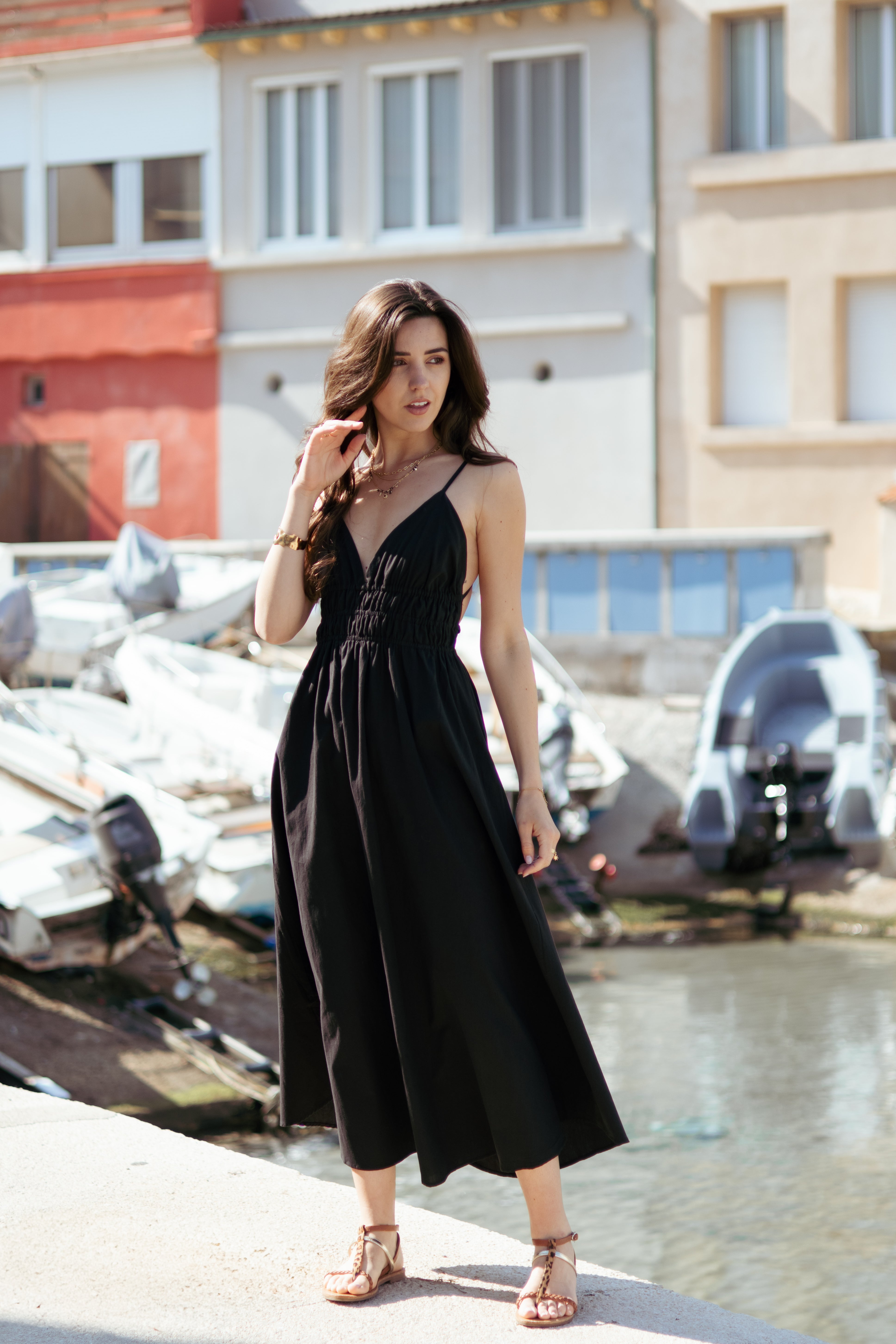 Robe longue GYPSIE noir