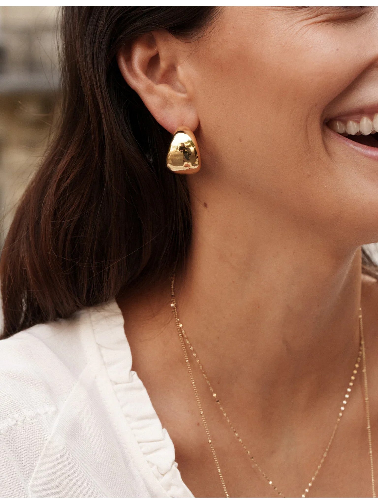 Boucles d'oreilles ARCADIA effet bombé