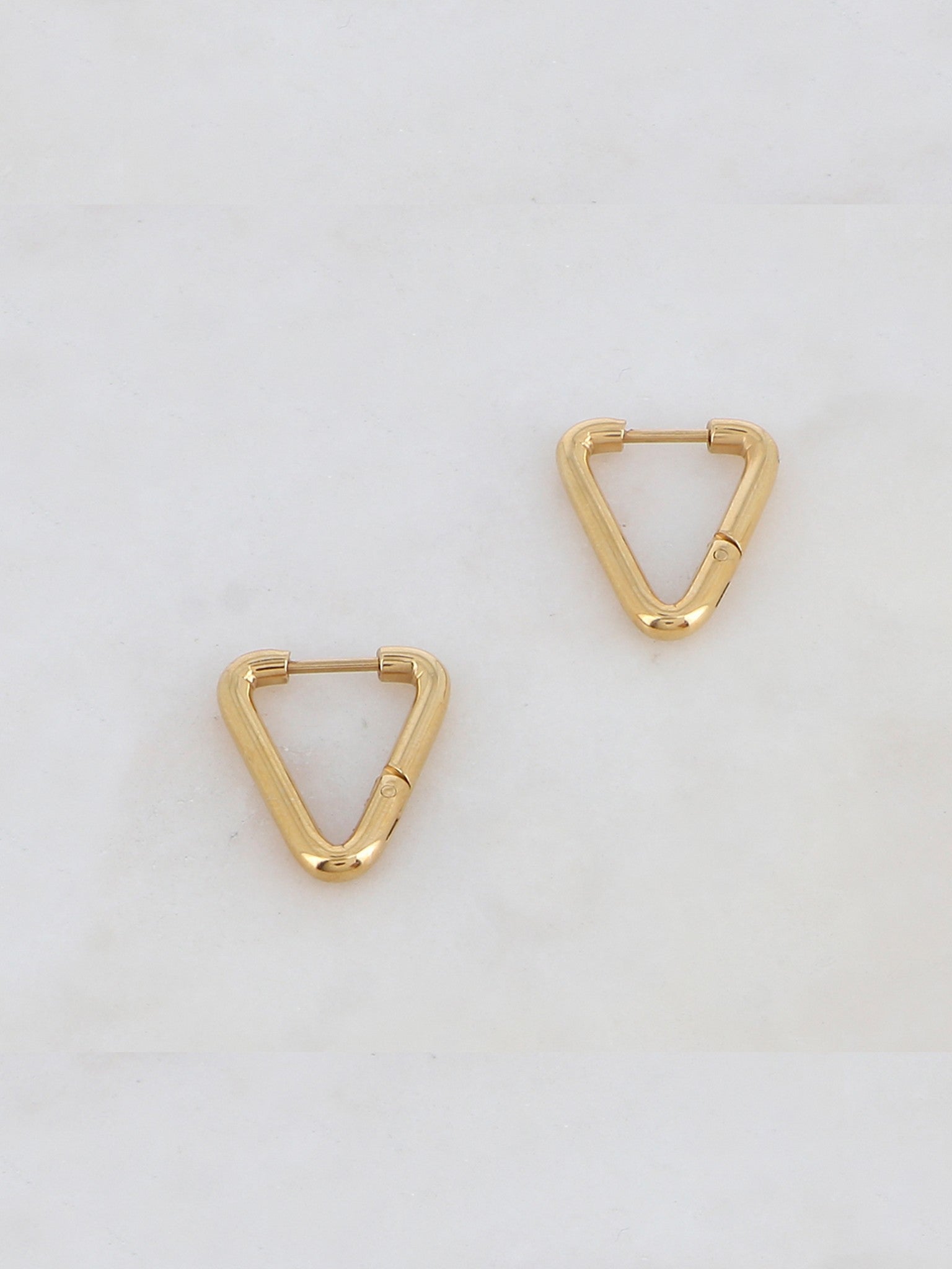 Boucles d'oreilles créoles triangles