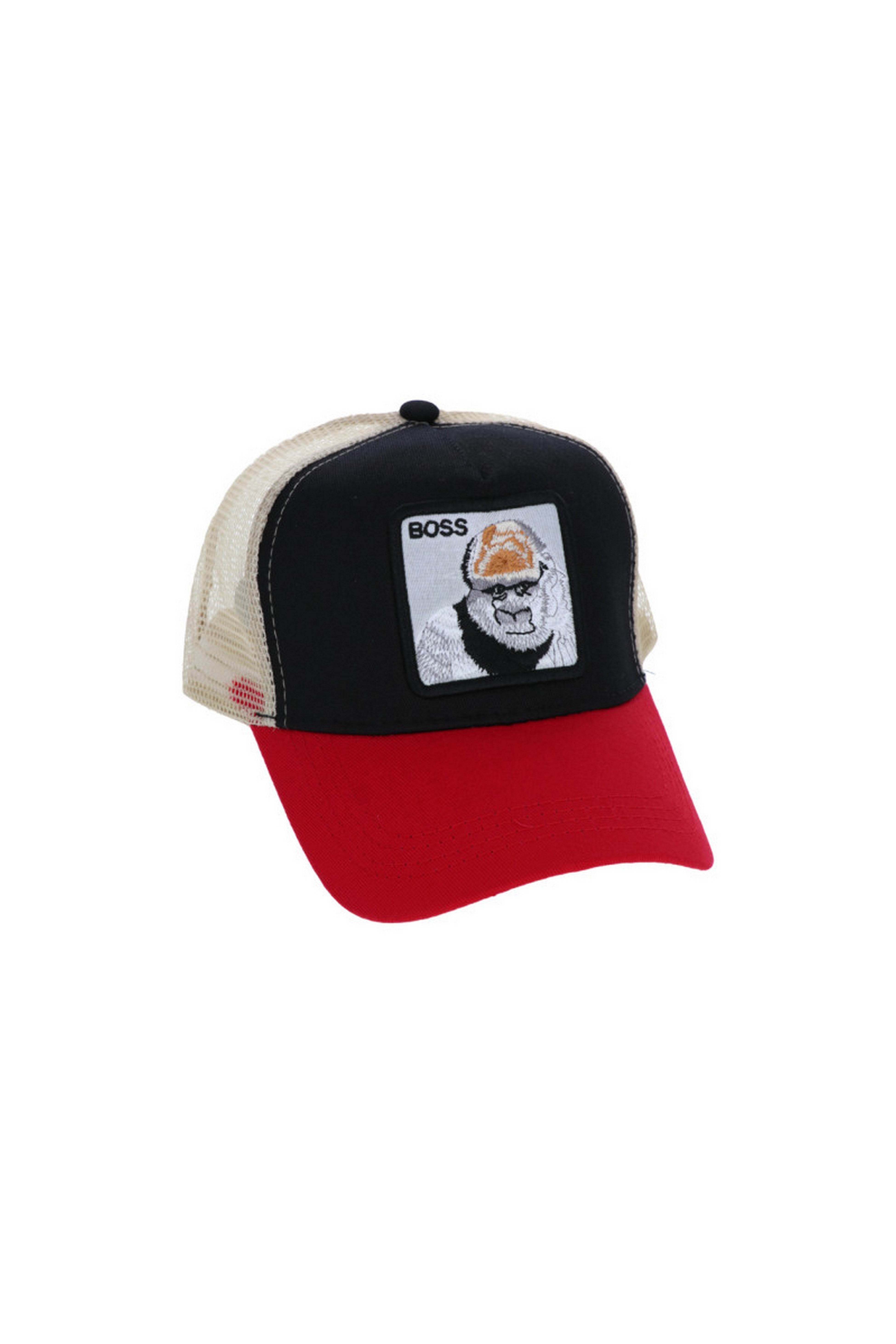 Casquette BOSS GORILLA rouge et noir