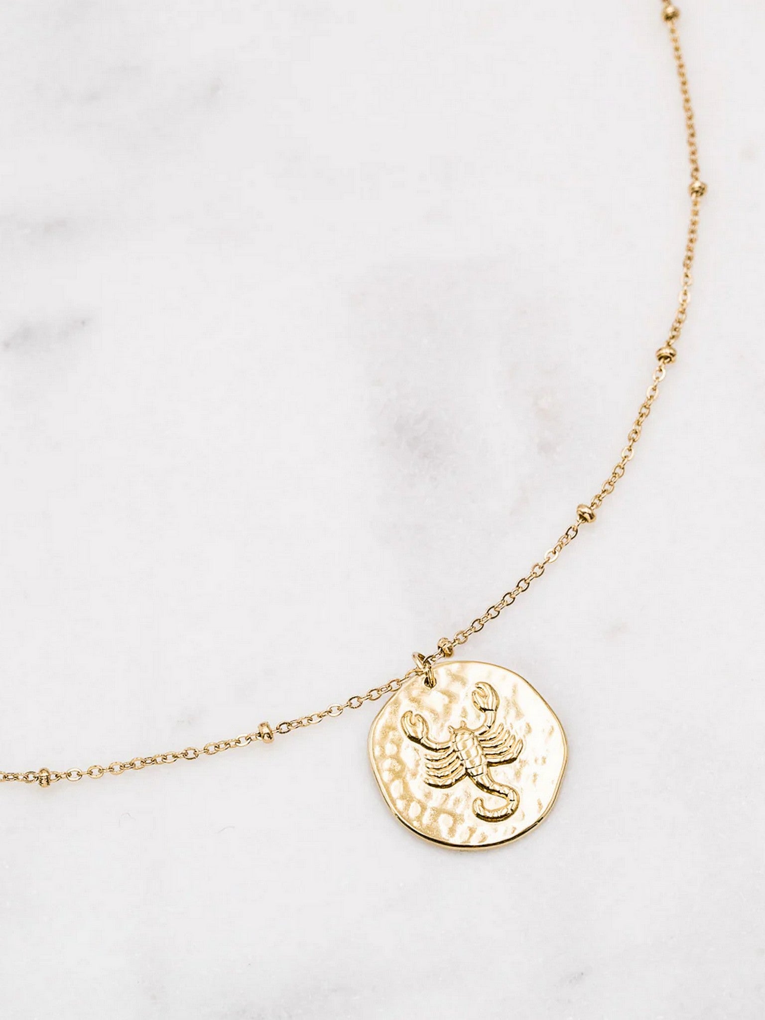 Collier signe astrologique SCORPION